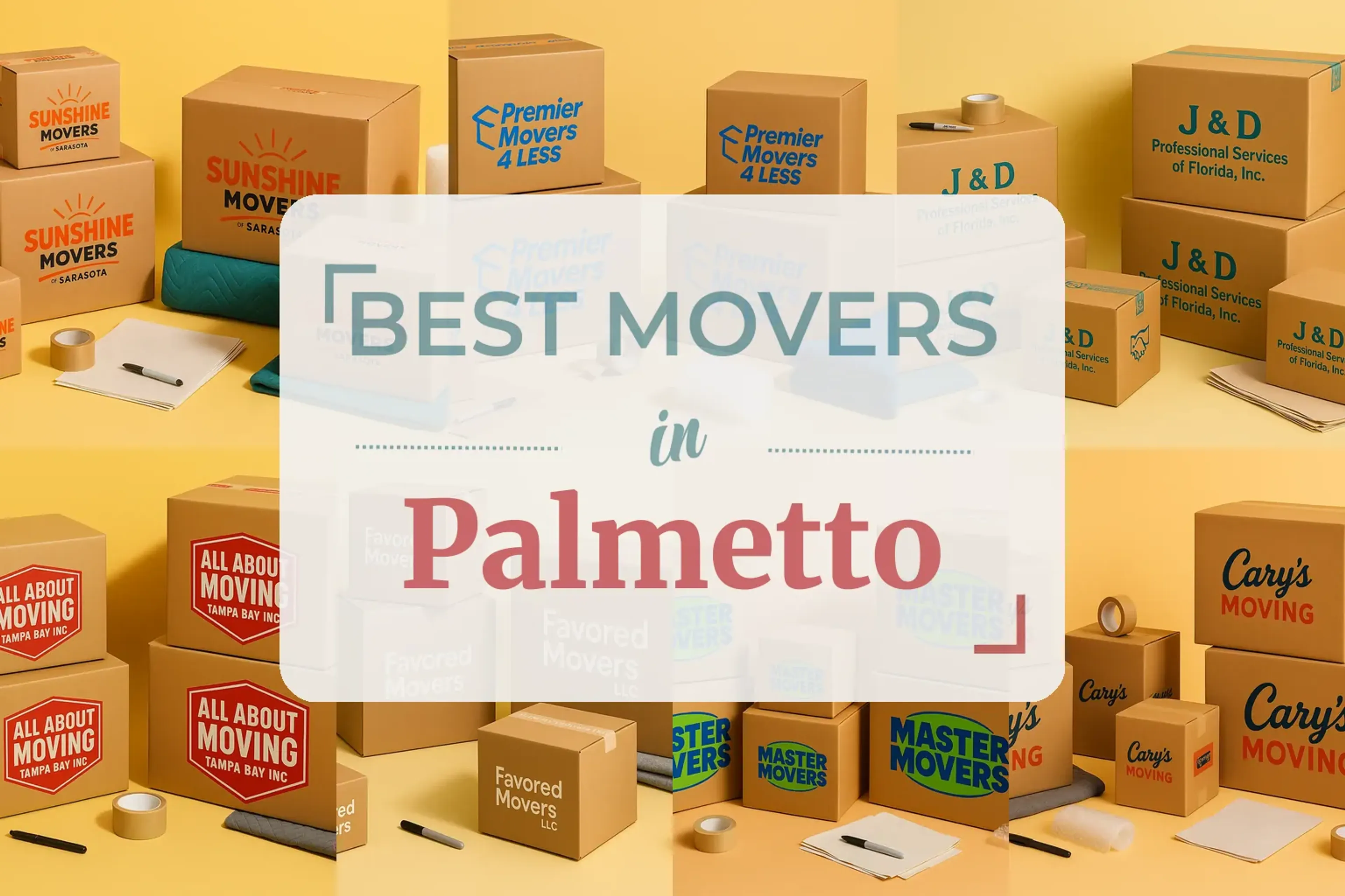 Side-by-side comparison of Palmetto moving companies