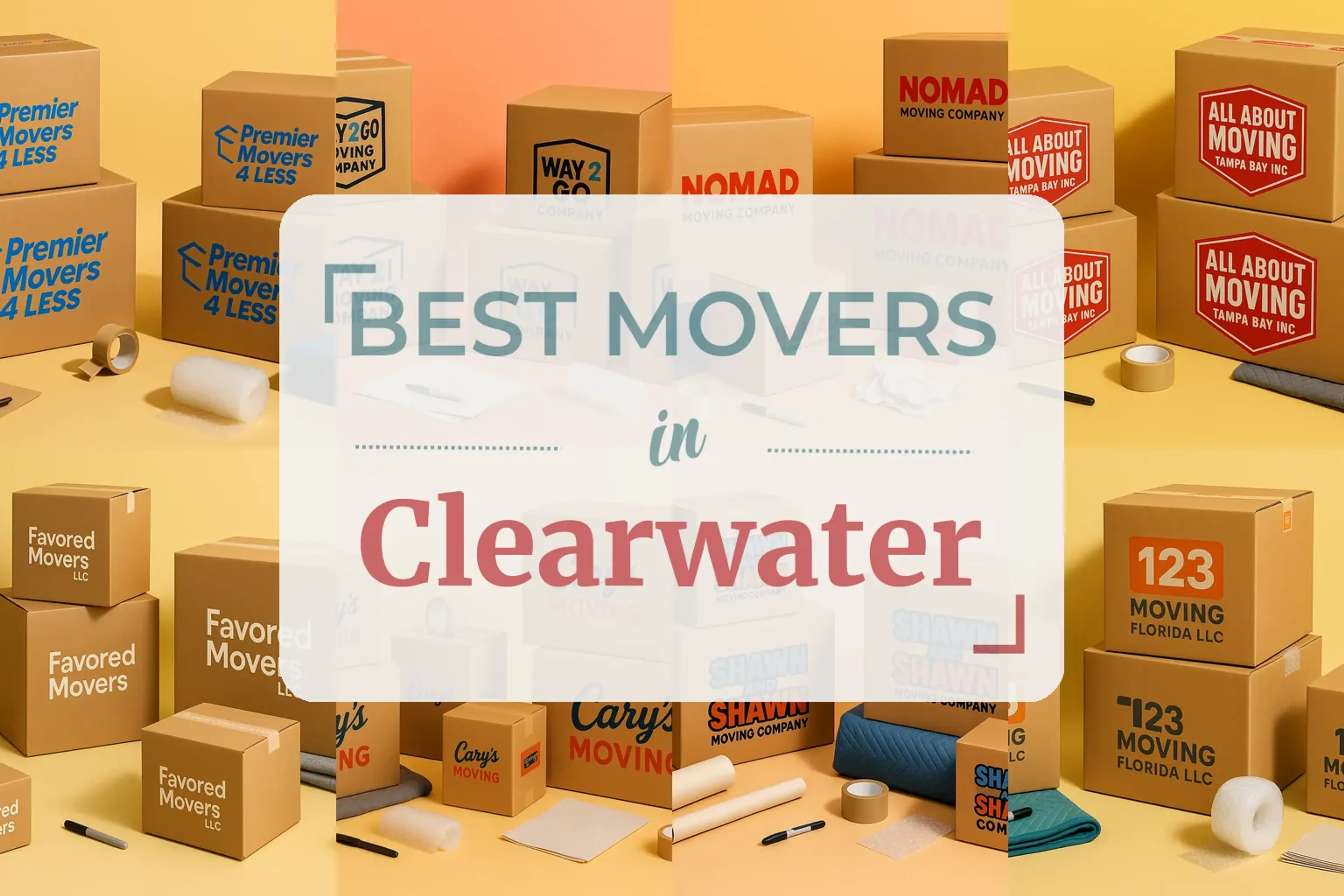 Side-by-side comparison of Clearwater moving companies