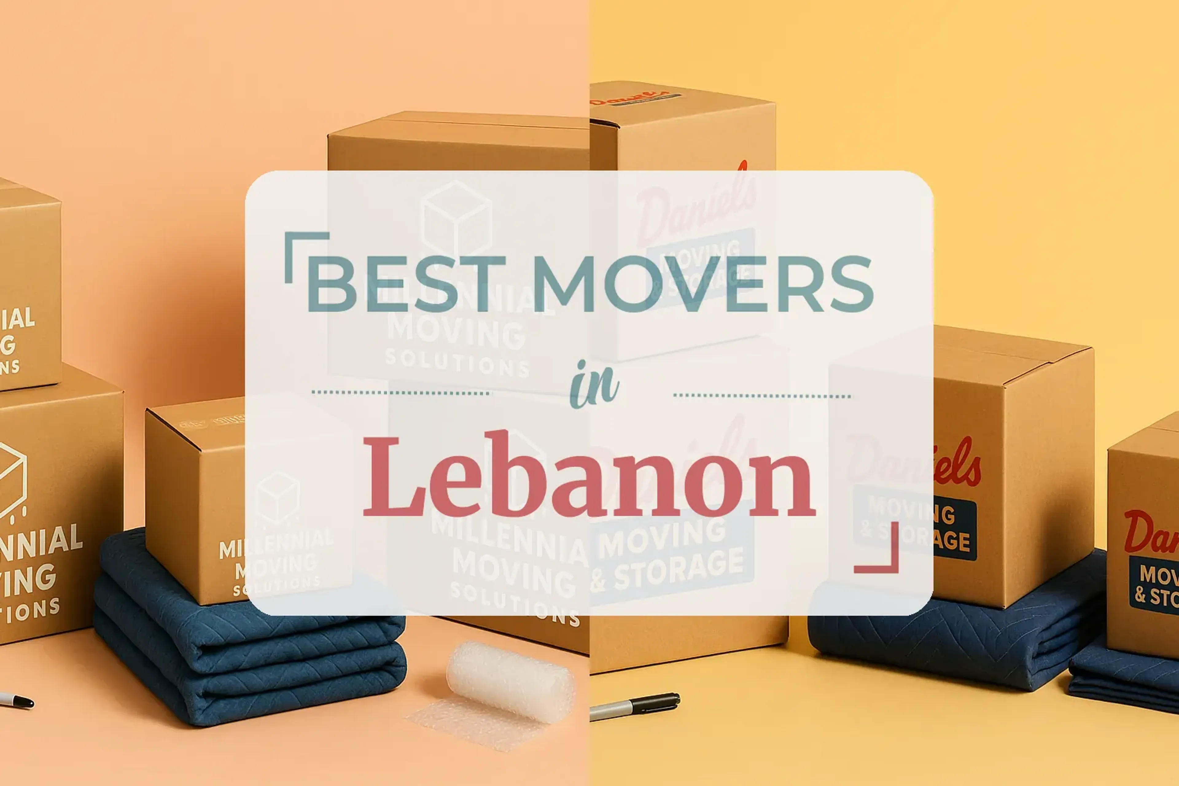 Side-by-side comparison of Lebanon moving companies