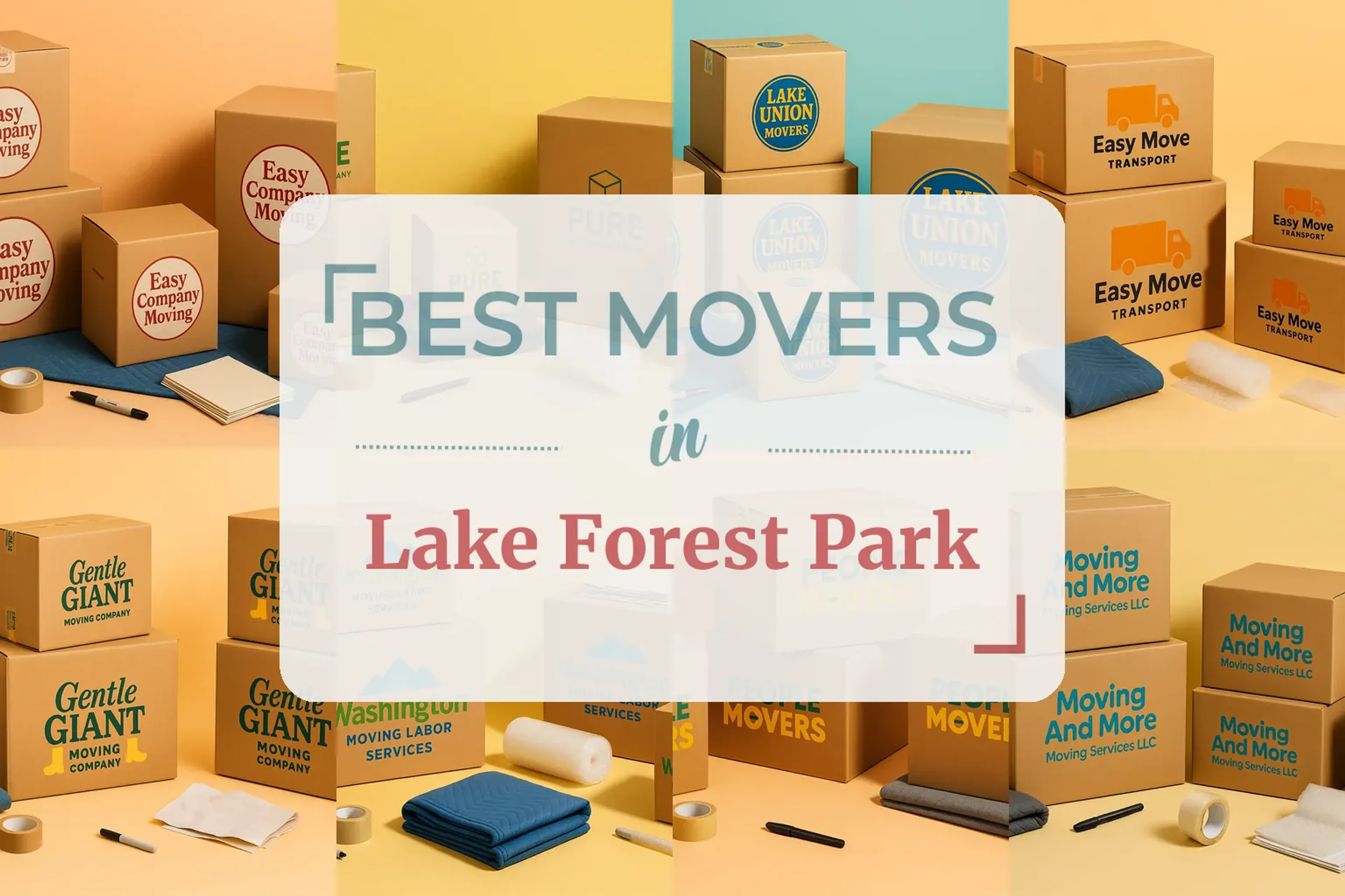Side-by-side comparison of Lake Forest Park moving companies