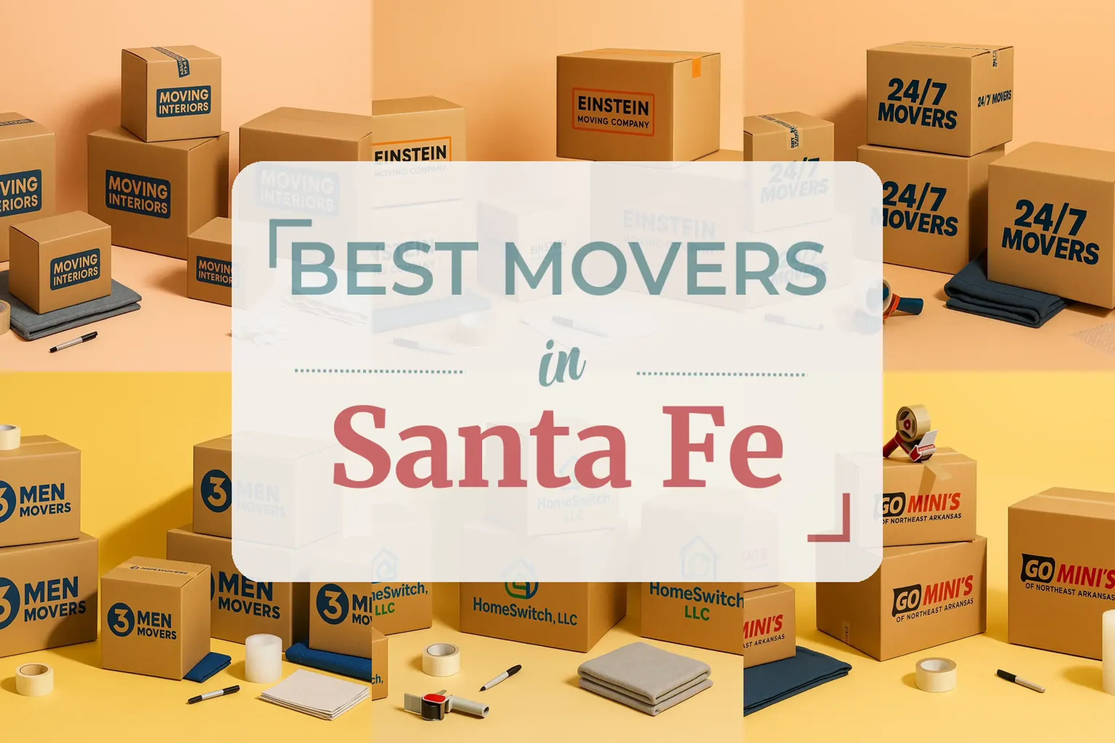 Side-by-side comparison of Santa Fe moving companies