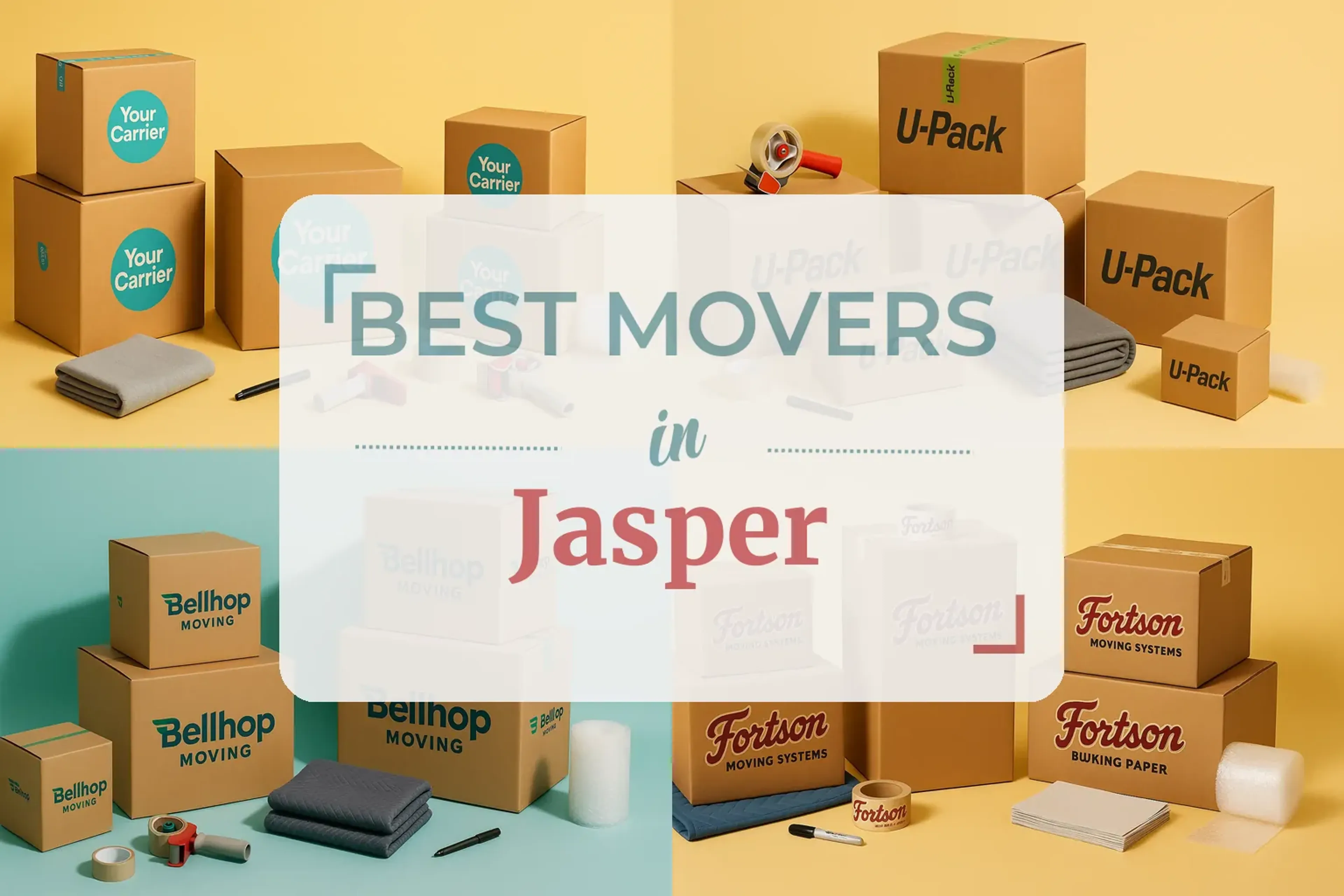Side-by-side comparison of Jasper moving companies