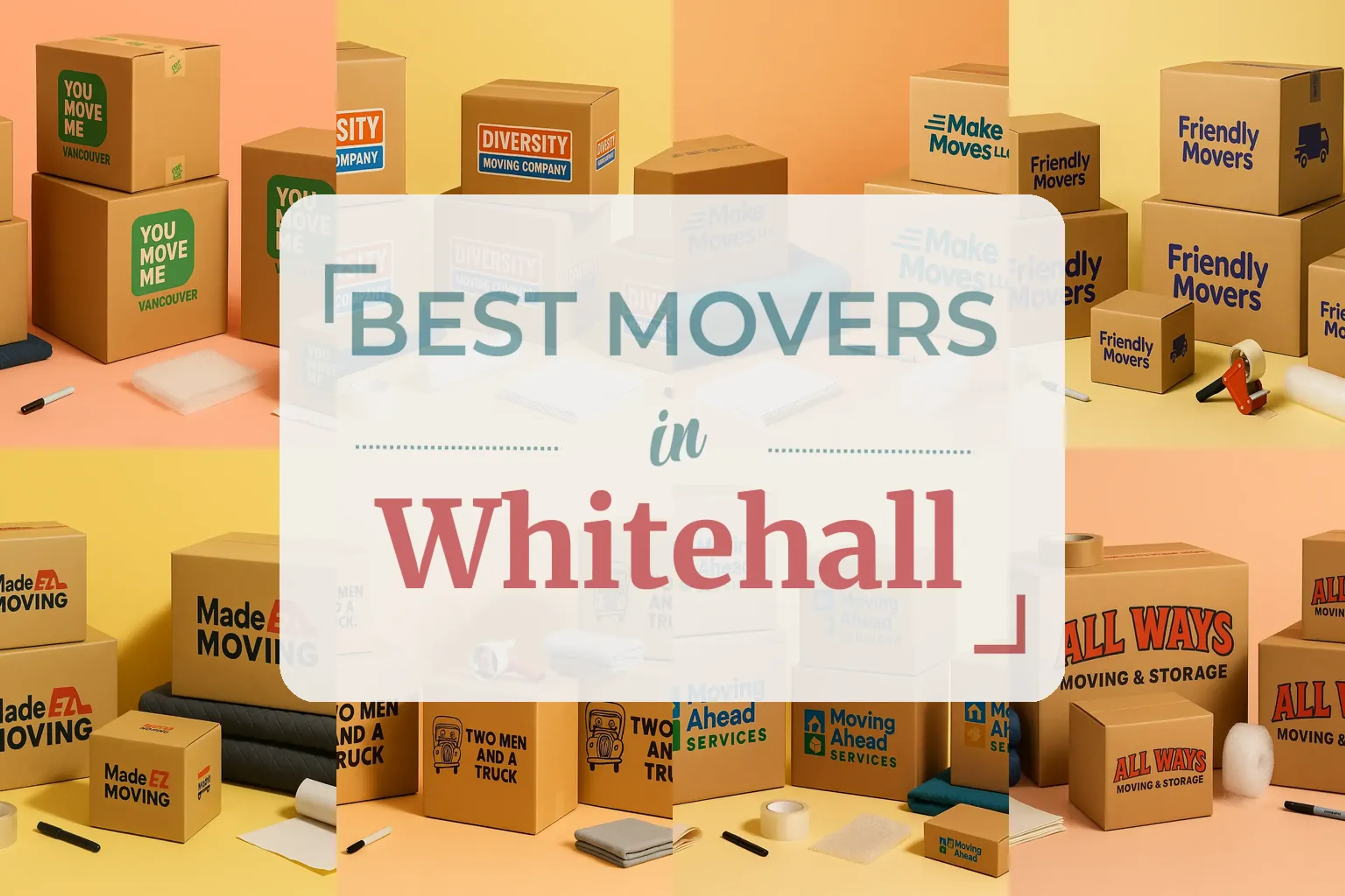 Side-by-side comparison of Whitehall moving companies