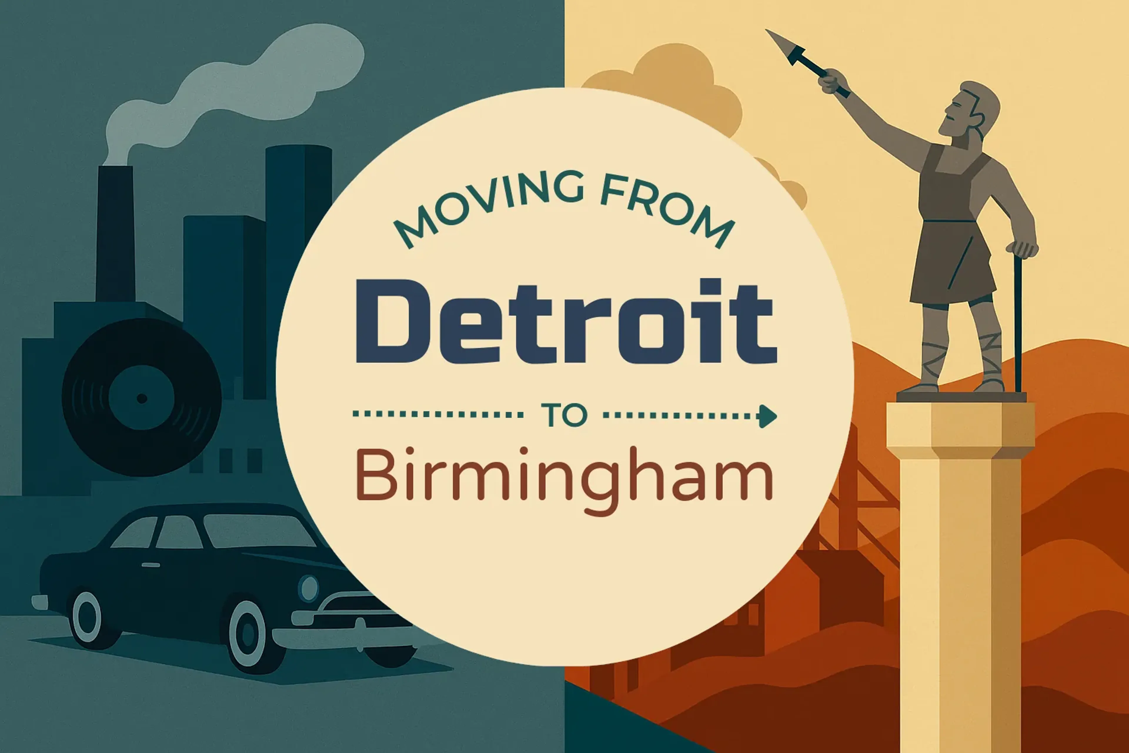Side-by-side comparison of Detroit to Birmingham moving companies