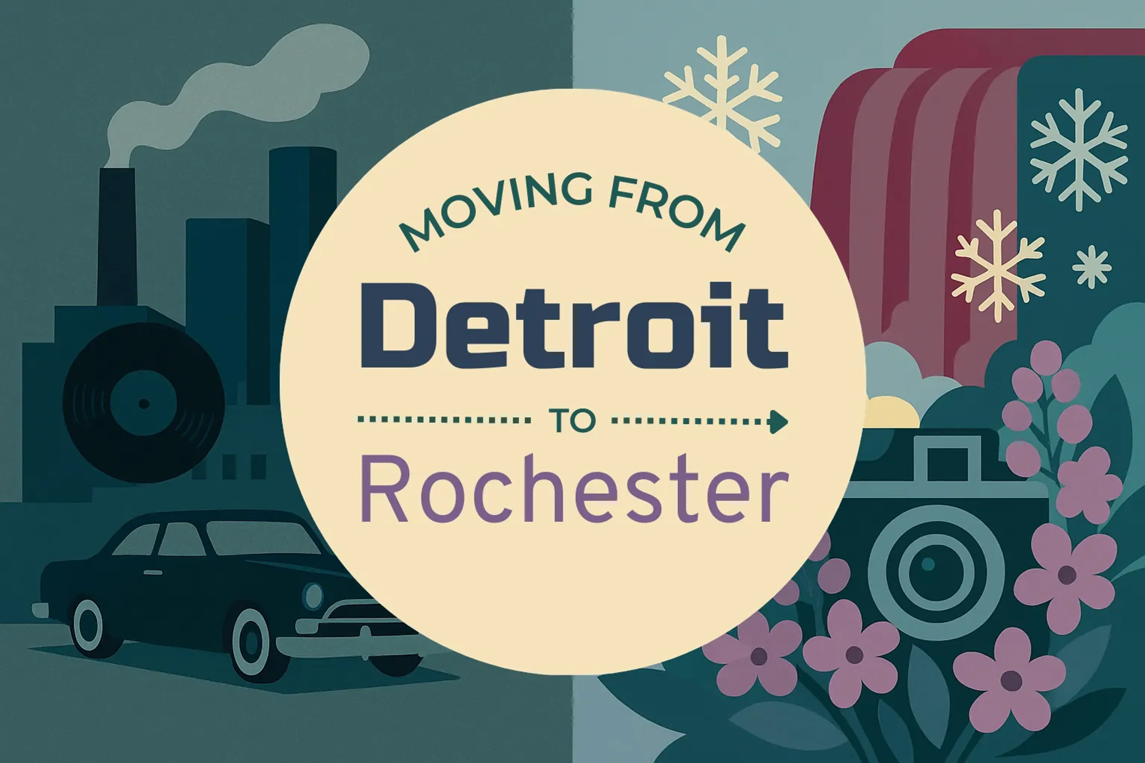 Side-by-side comparison of Detroit to Rochester moving companies