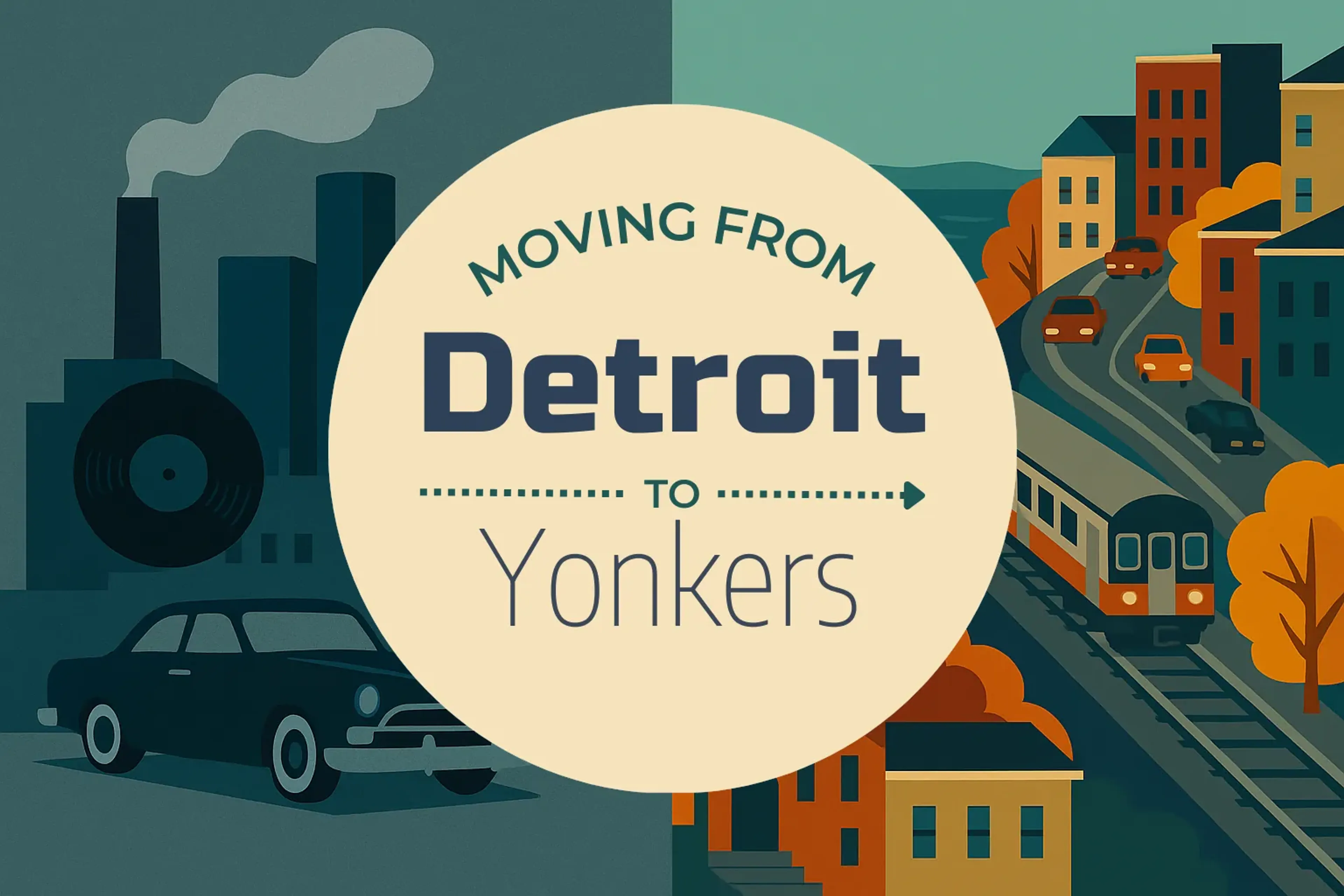 Side-by-side comparison of Detroit to Yonkers moving companies