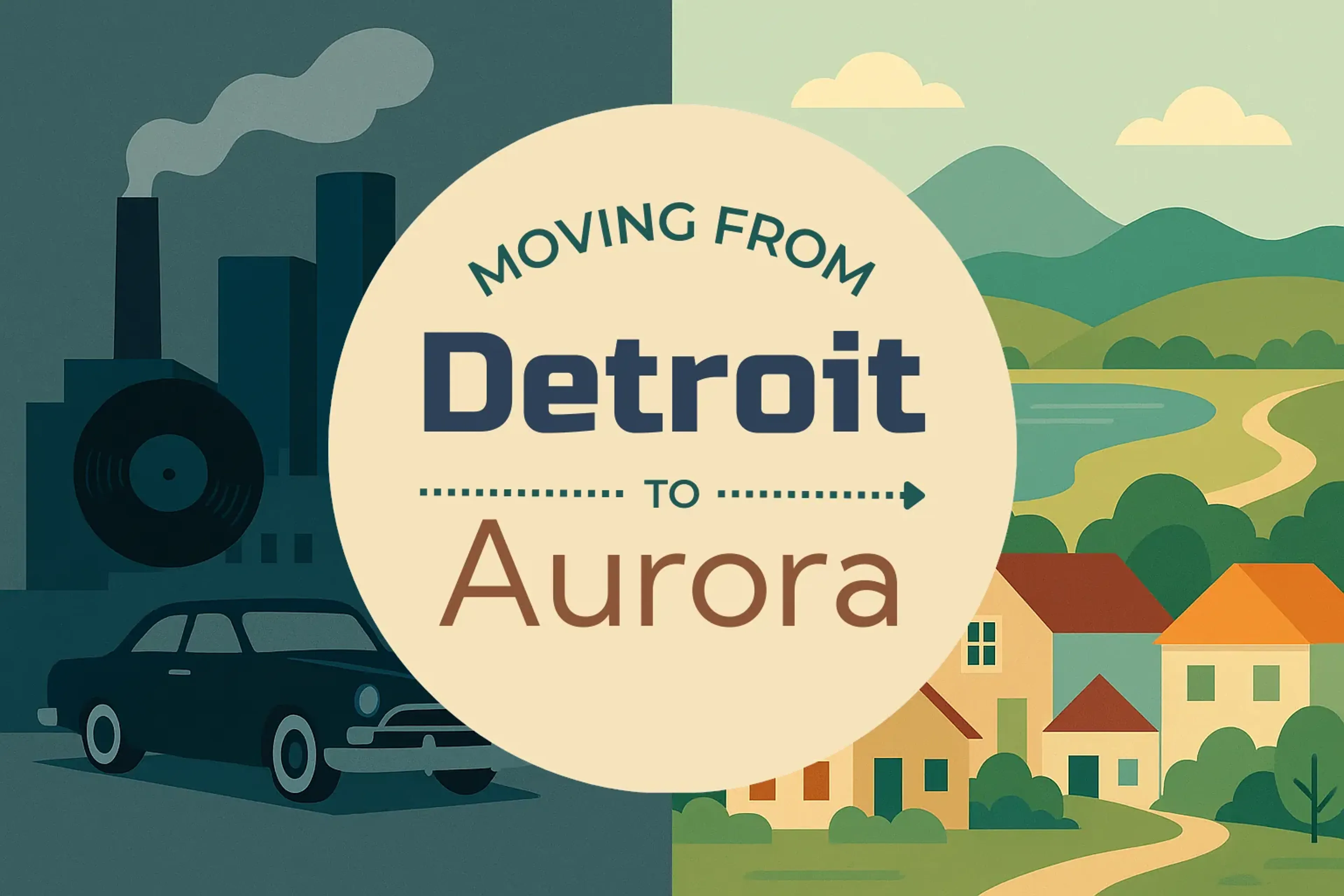 Side-by-side comparison of Detroit to Aurora moving companies