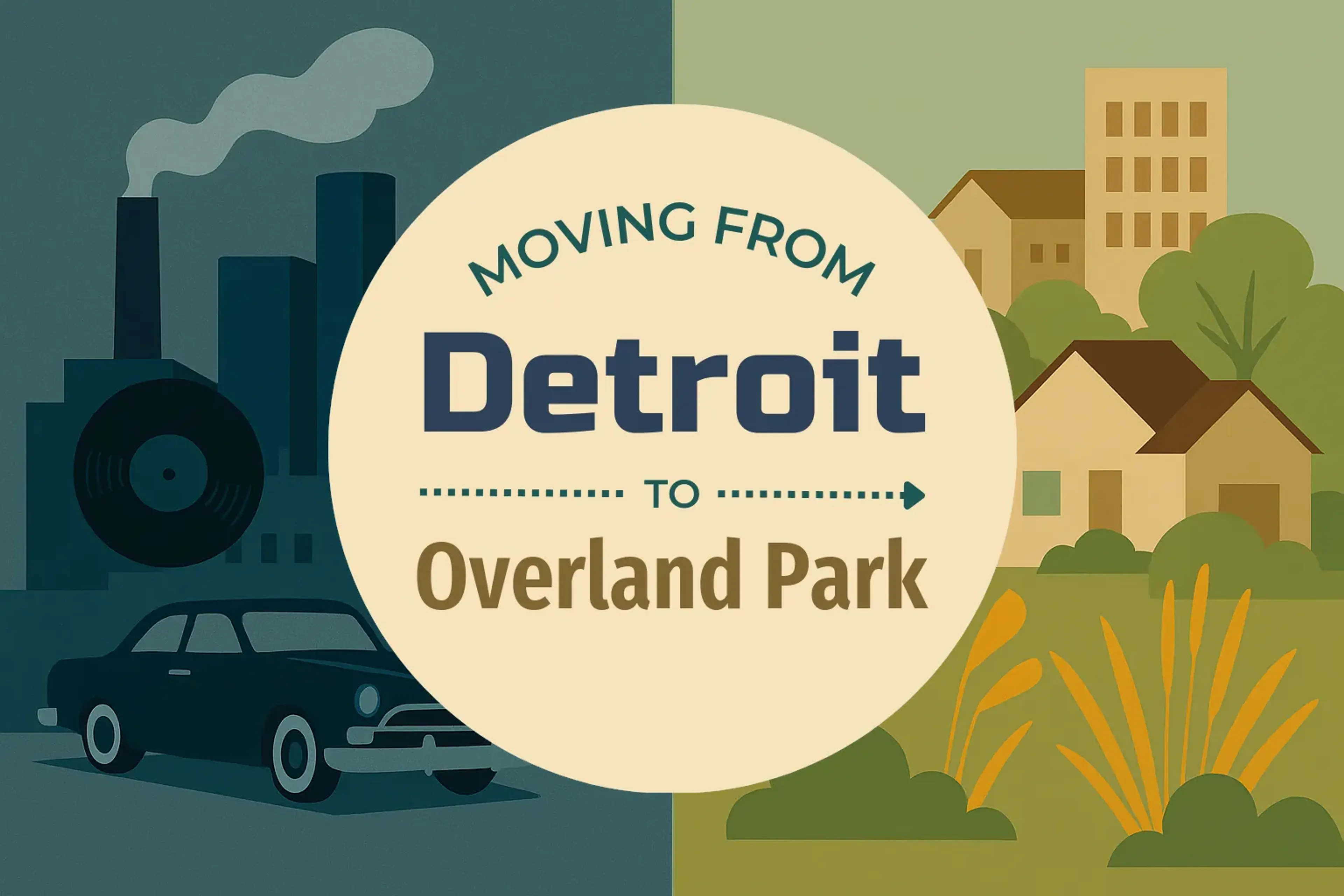 Side-by-side comparison of Detroit to Overland Park moving companies