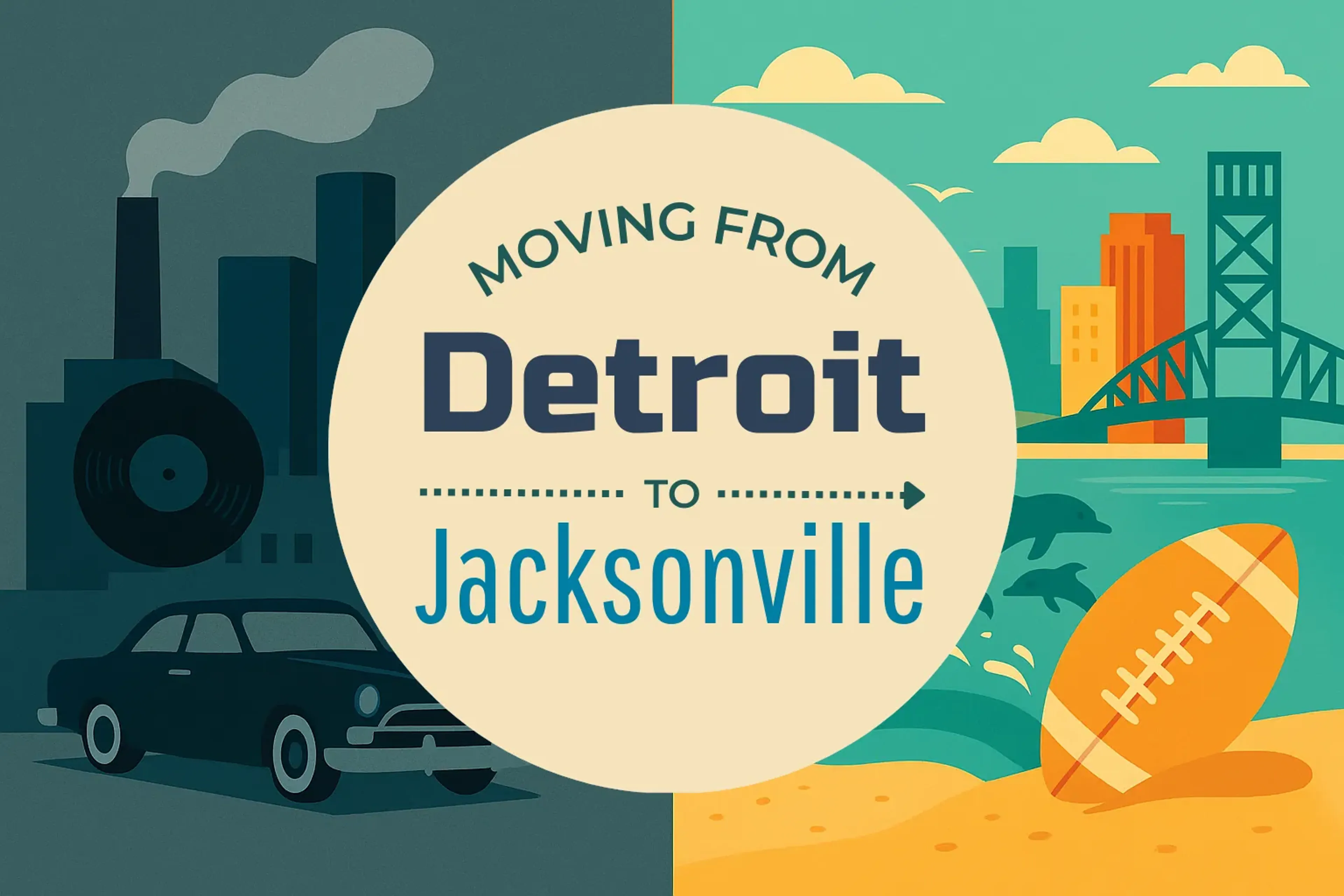 Side-by-side comparison of Detroit to Jacksonville moving companies