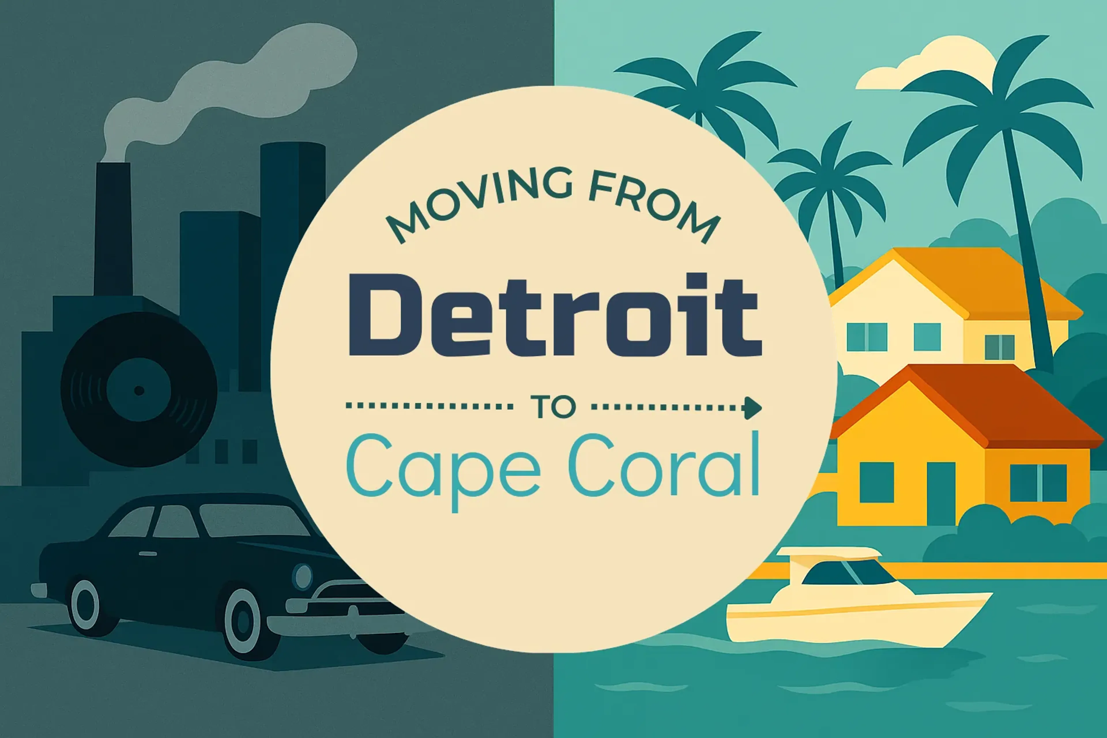 Side-by-side comparison of Detroit to Cape Coral moving companies