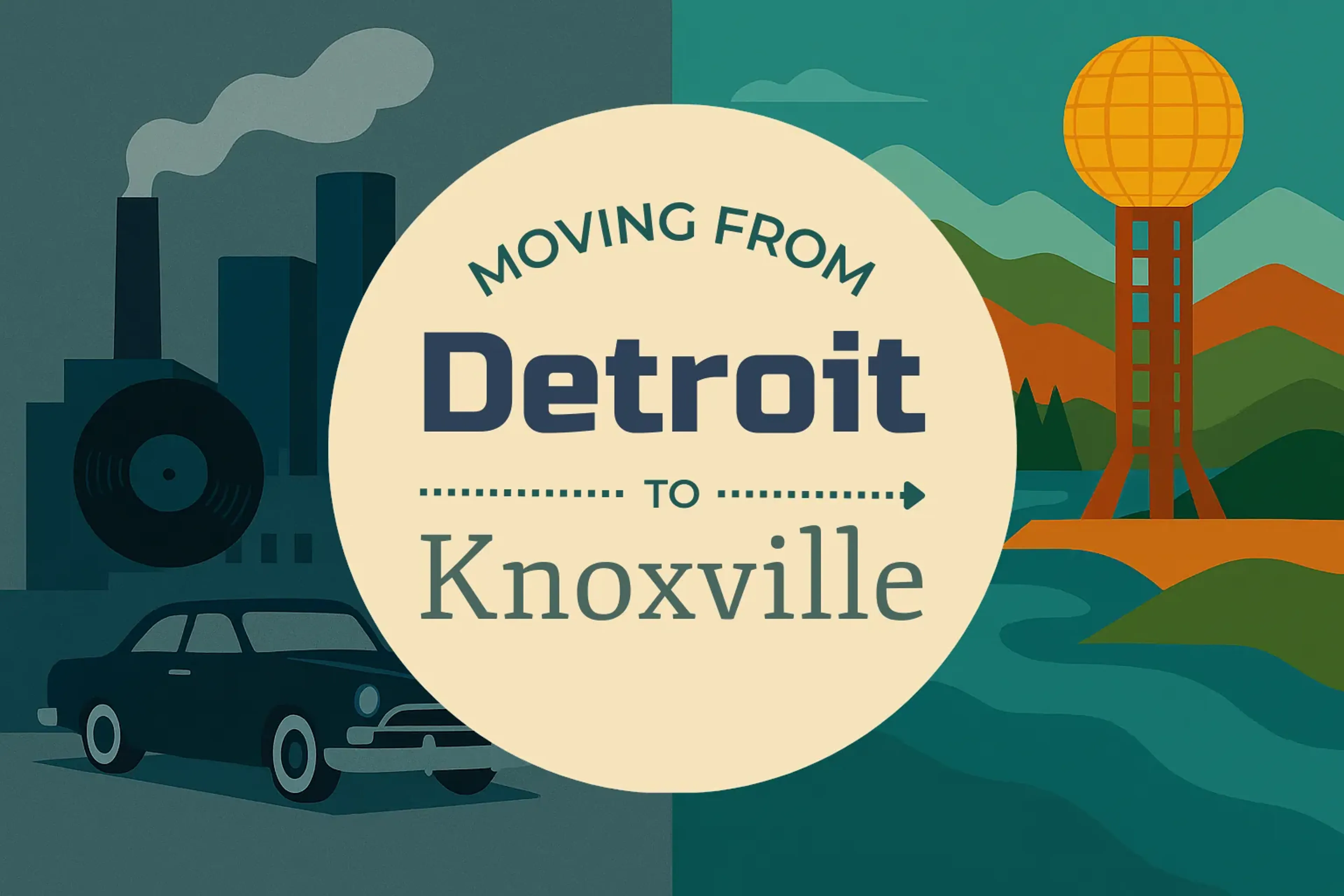 Side-by-side comparison of Detroit to Knoxville moving companies