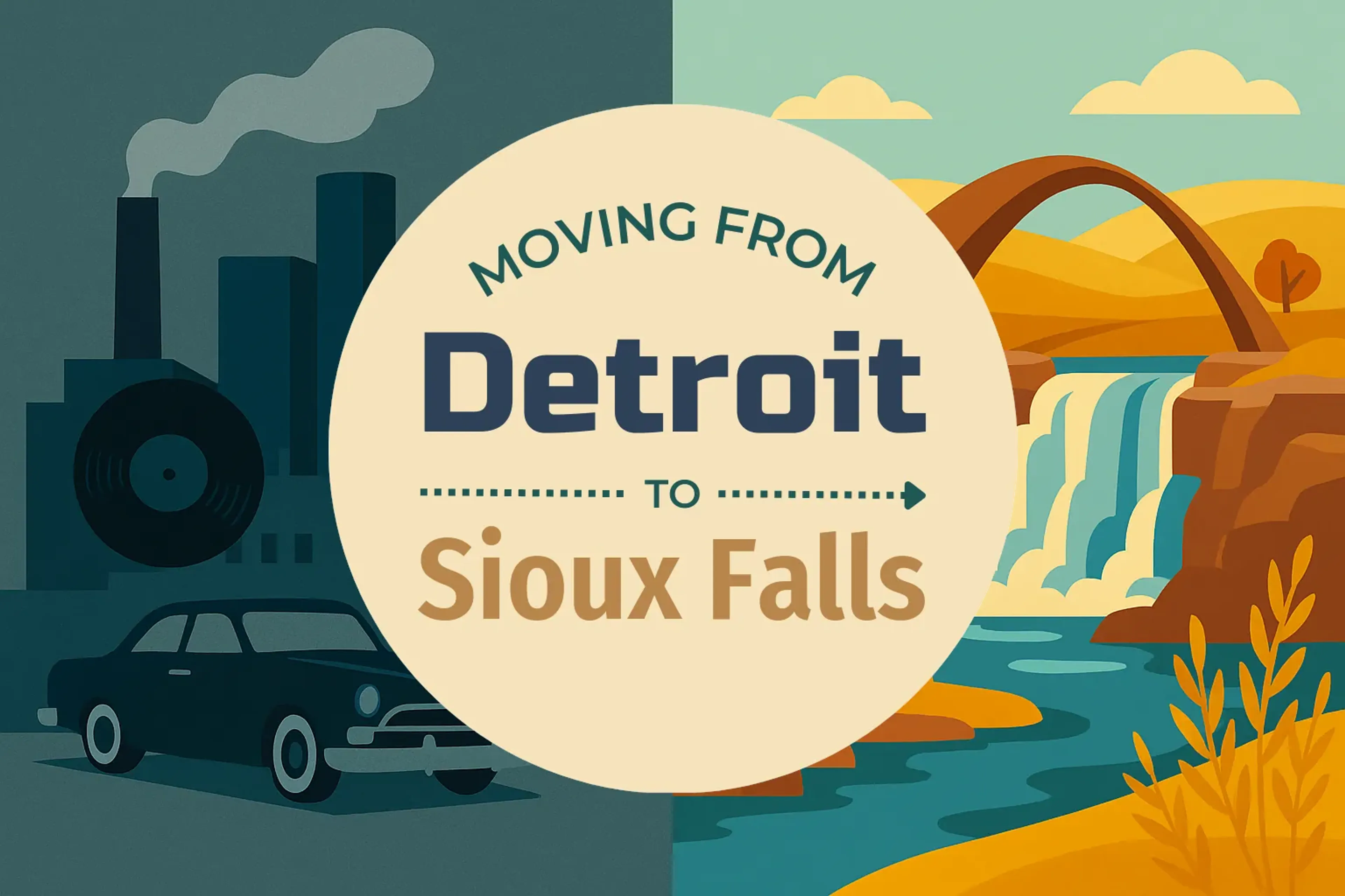 Side-by-side comparison of Detroit to Sioux Falls moving companies