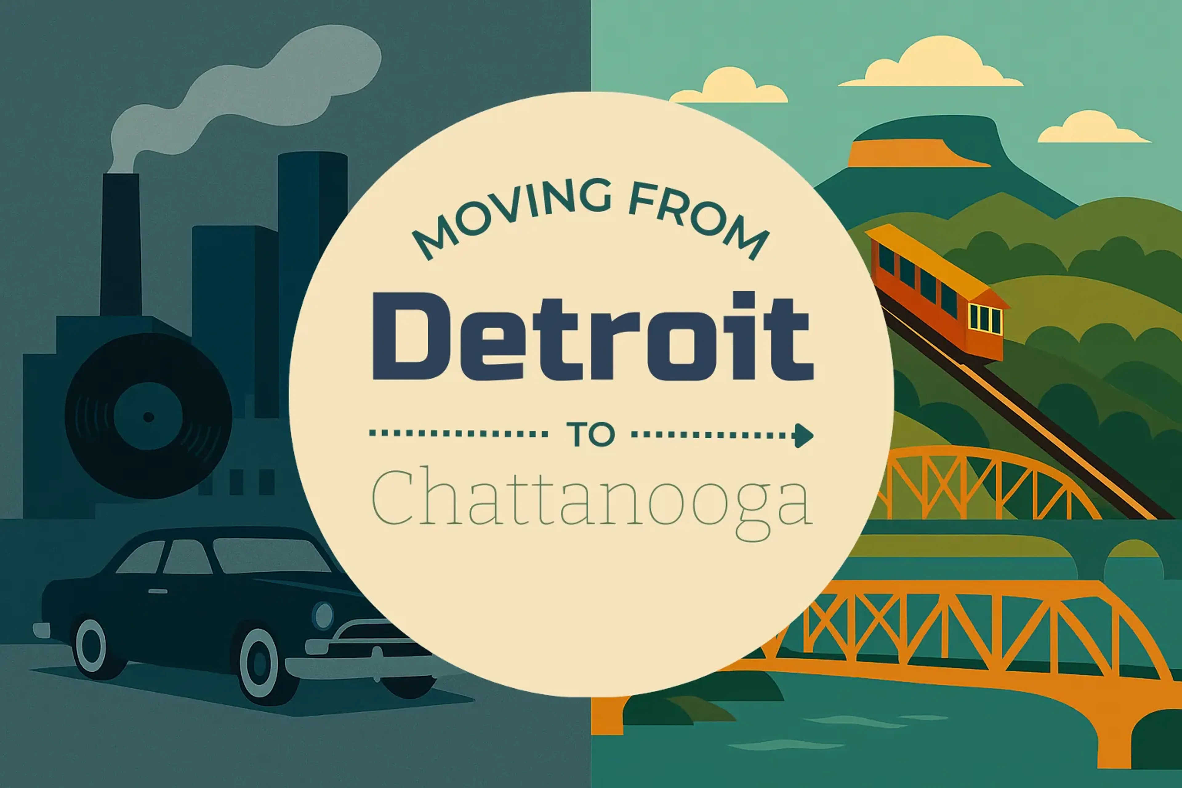 Side-by-side comparison of Detroit to Chattanooga moving companies
