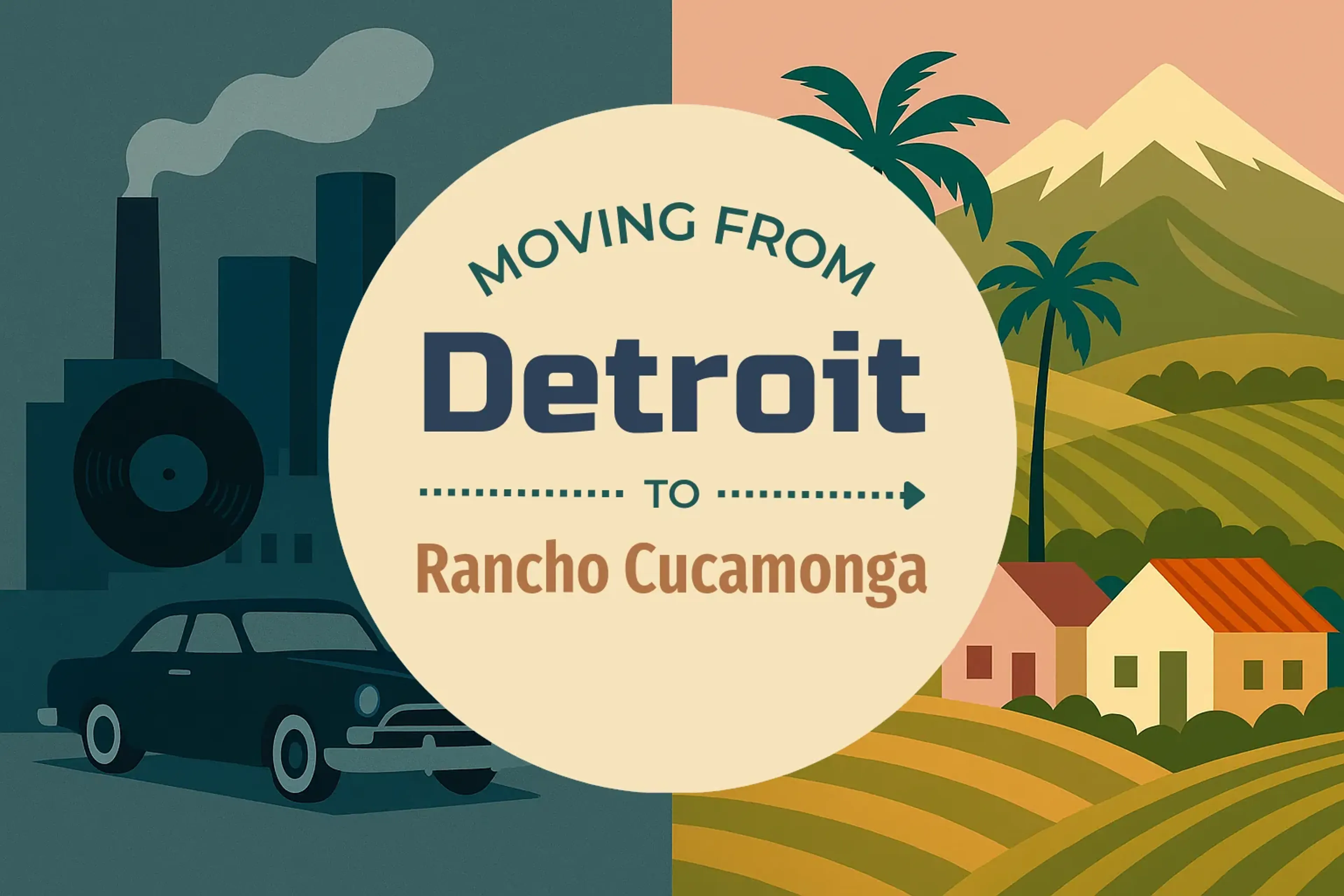 Side-by-side comparison of Detroit to Rancho Cucamonga moving companies