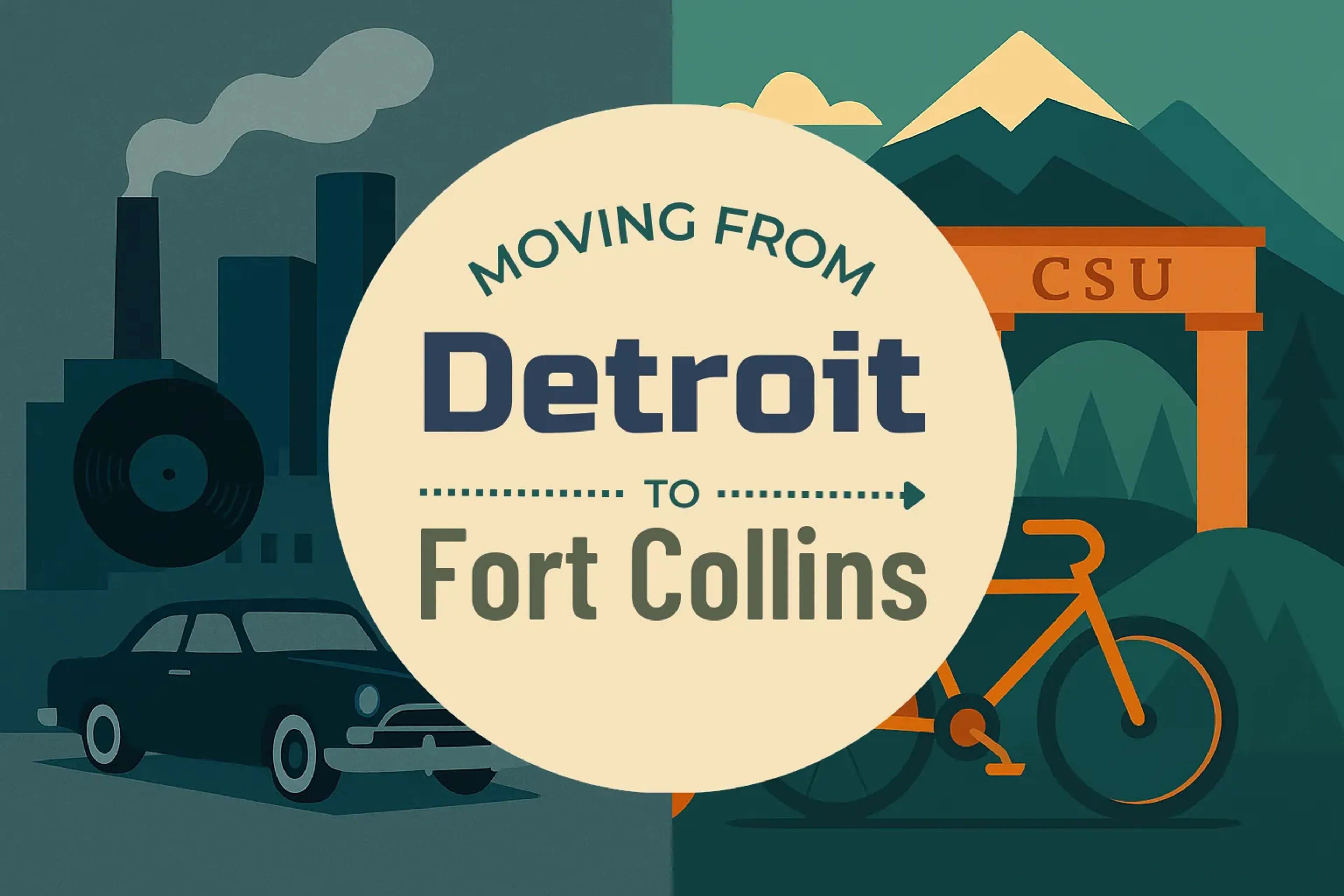 Side-by-side comparison of Detroit to Fort Collins moving companies