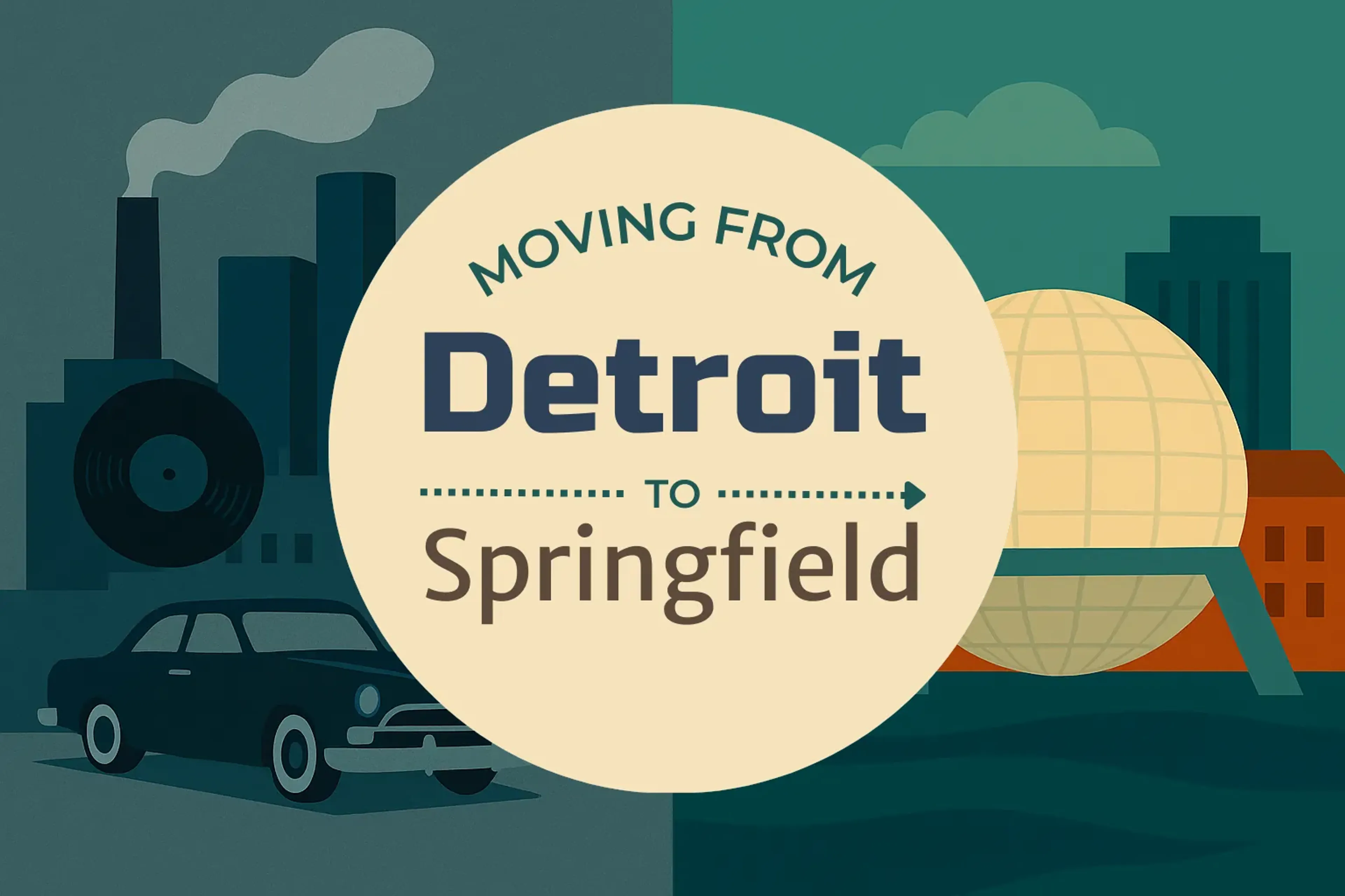 Side-by-side comparison of Detroit to Springfield moving companies