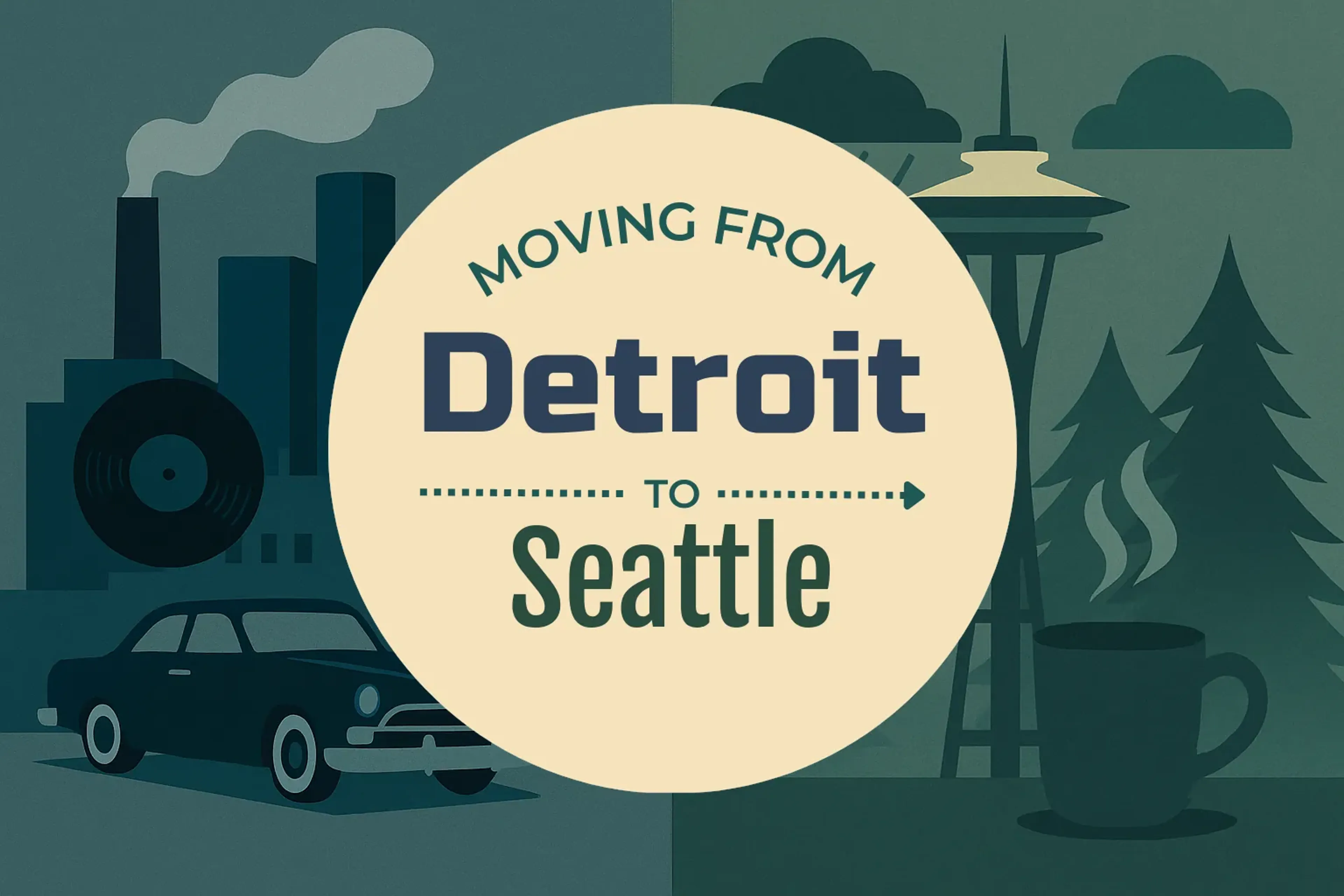 Side-by-side comparison of Detroit to Seattle moving companies