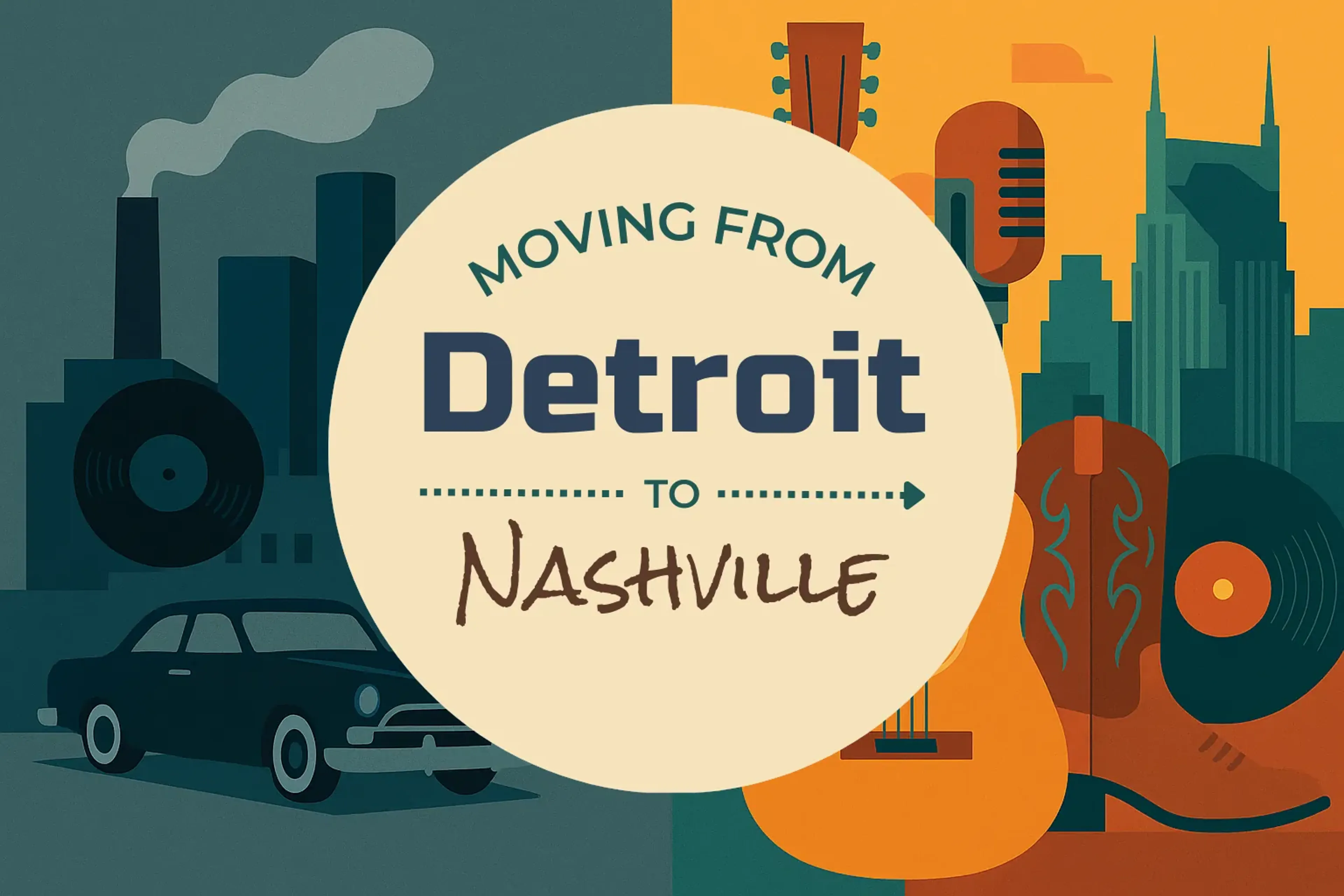 Side-by-side comparison of Detroit to Nashville moving companies