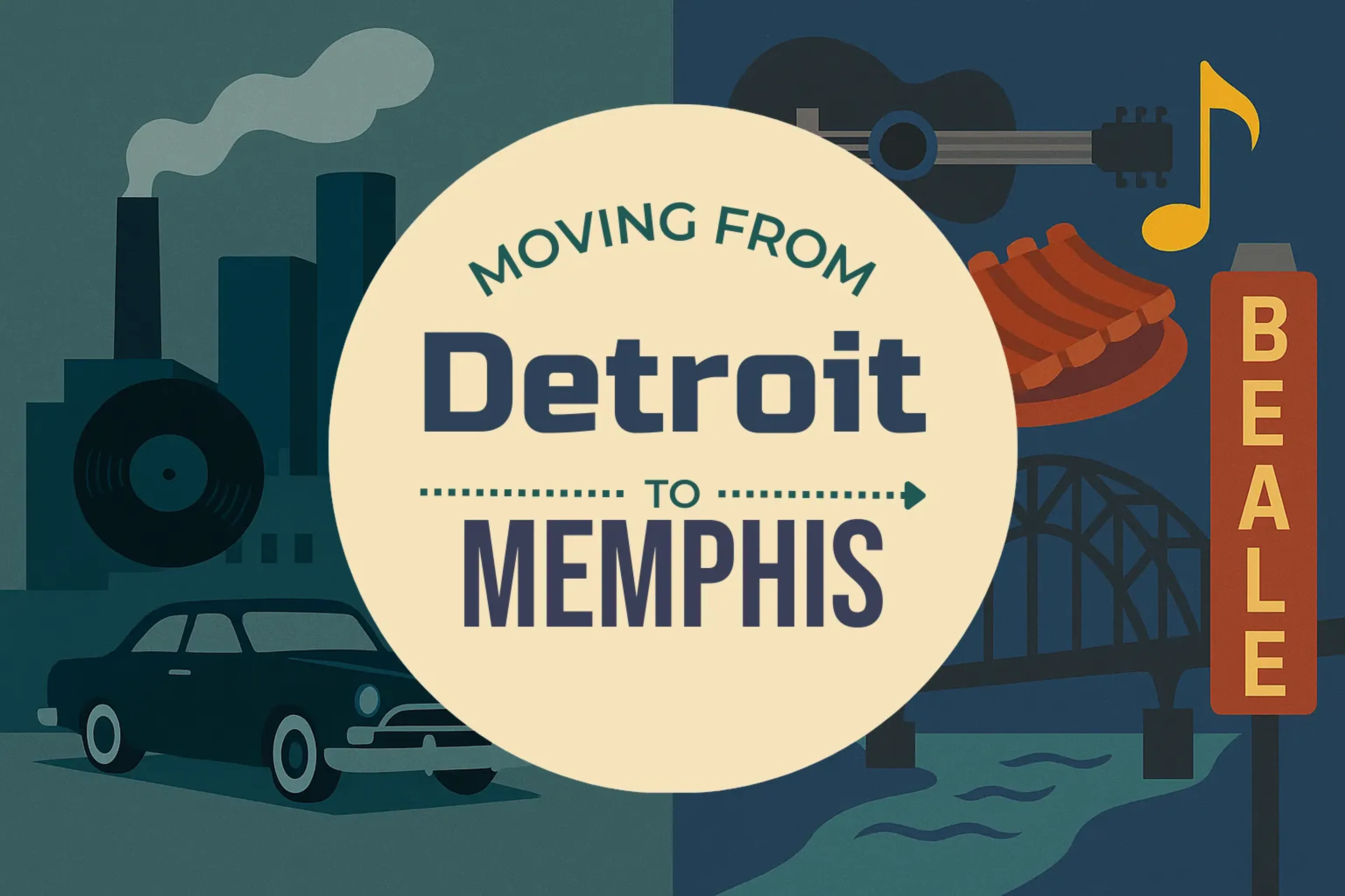 Side-by-side comparison of Detroit to Memphis moving companies