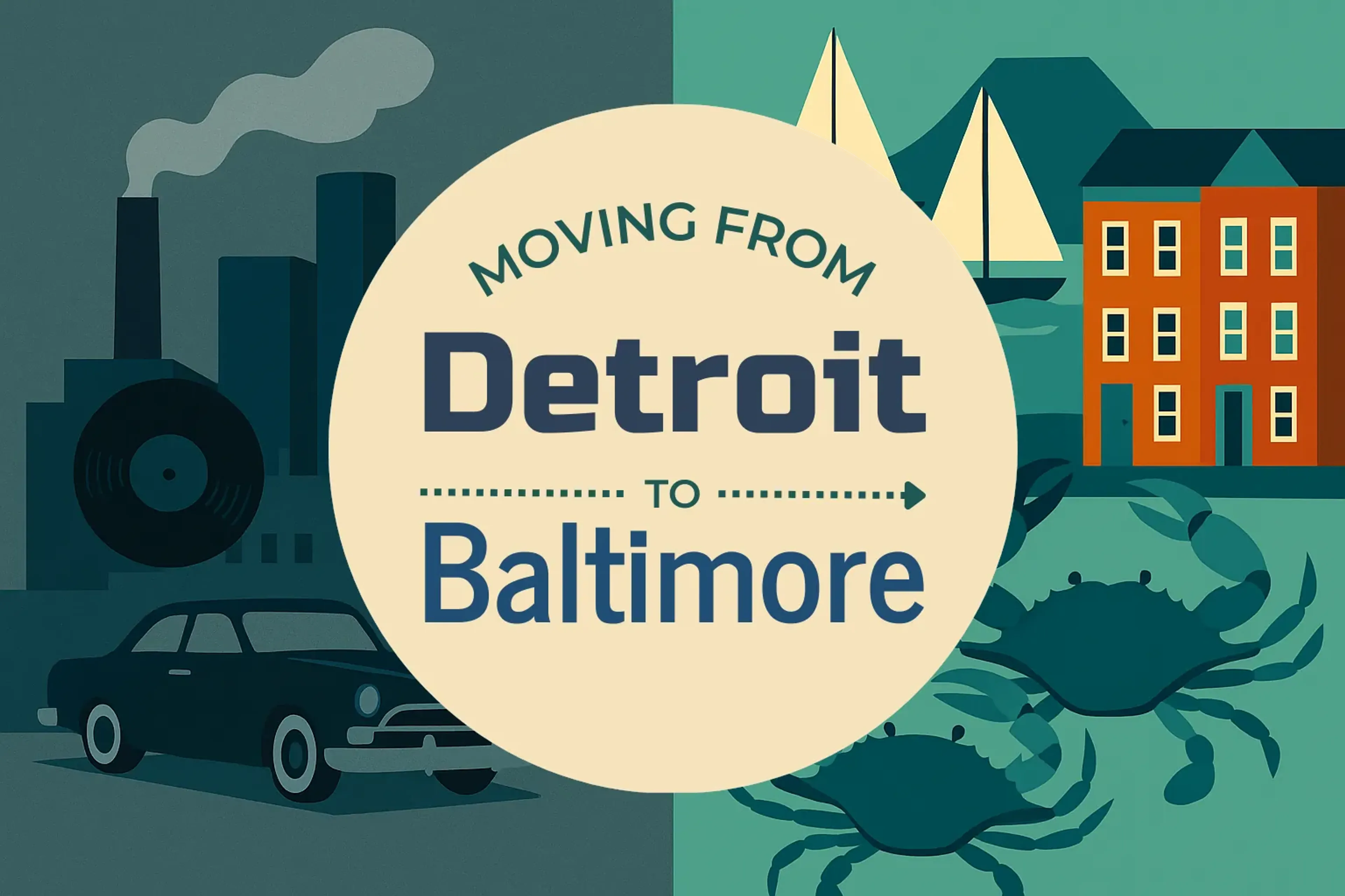 Side-by-side comparison of Detroit to Baltimore moving companies