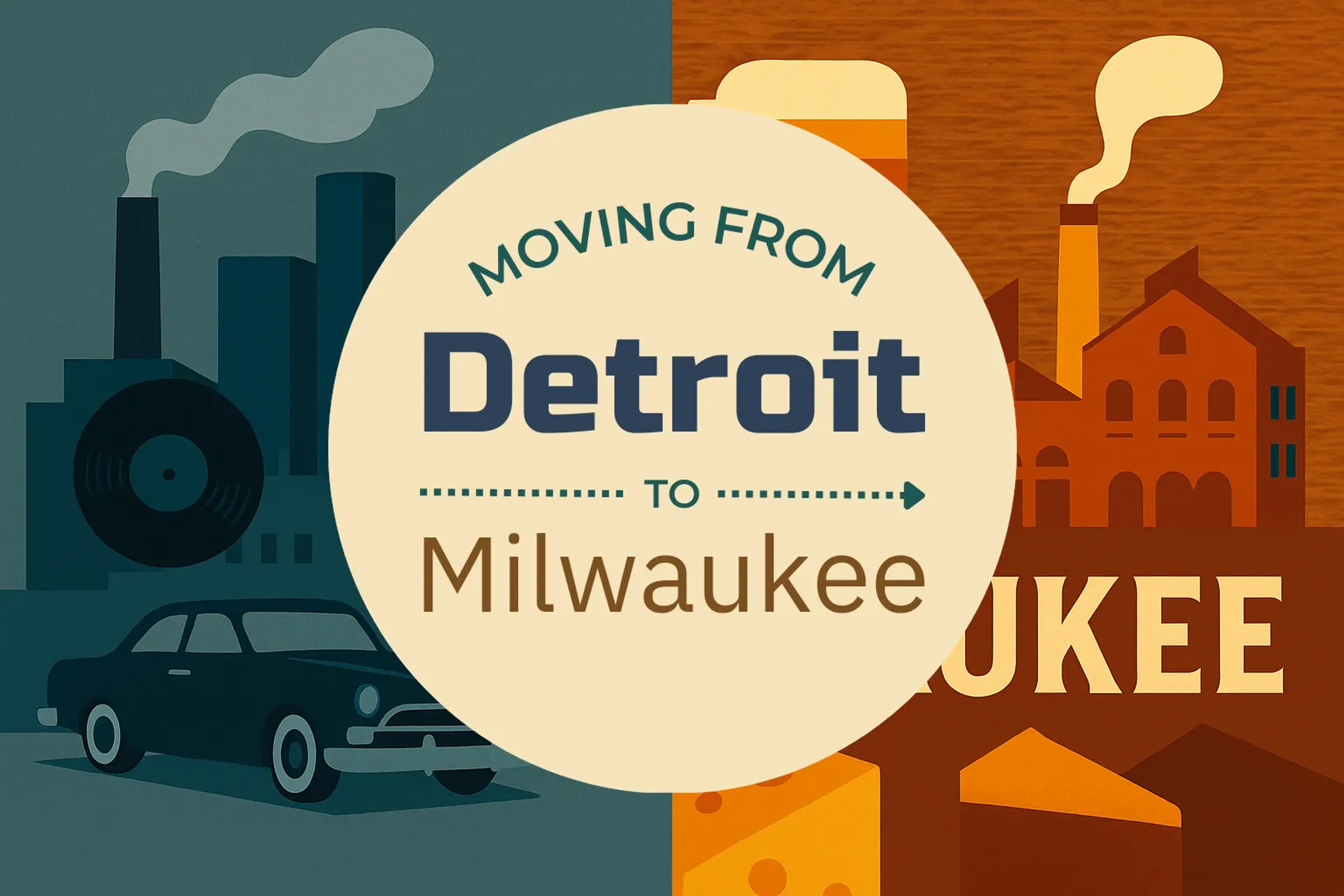 Side-by-side comparison of Detroit to Milwaukee moving companies