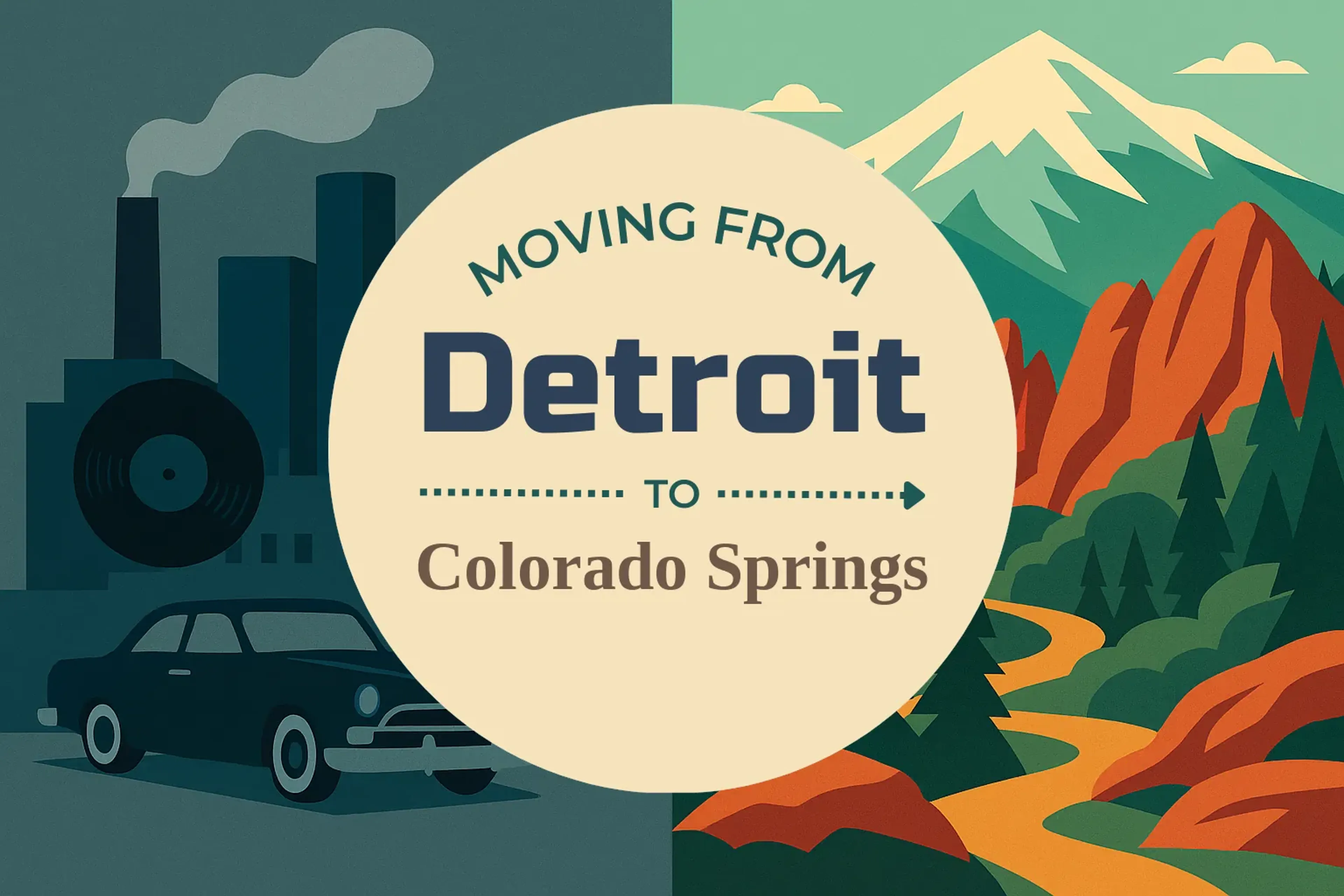 Side-by-side comparison of Detroit to Colorado Springs moving companies