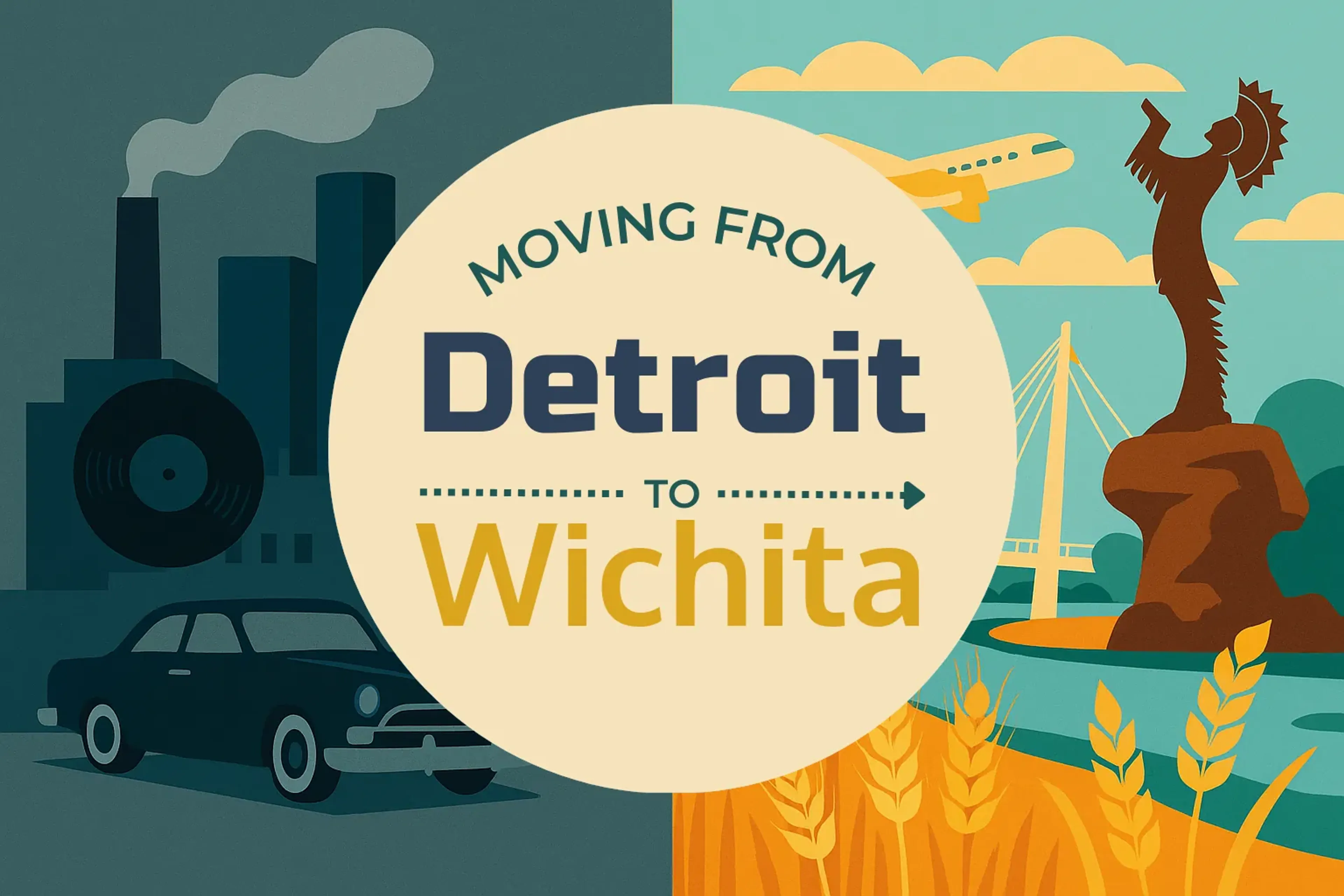 Side-by-side comparison of Detroit to Wichita moving companies