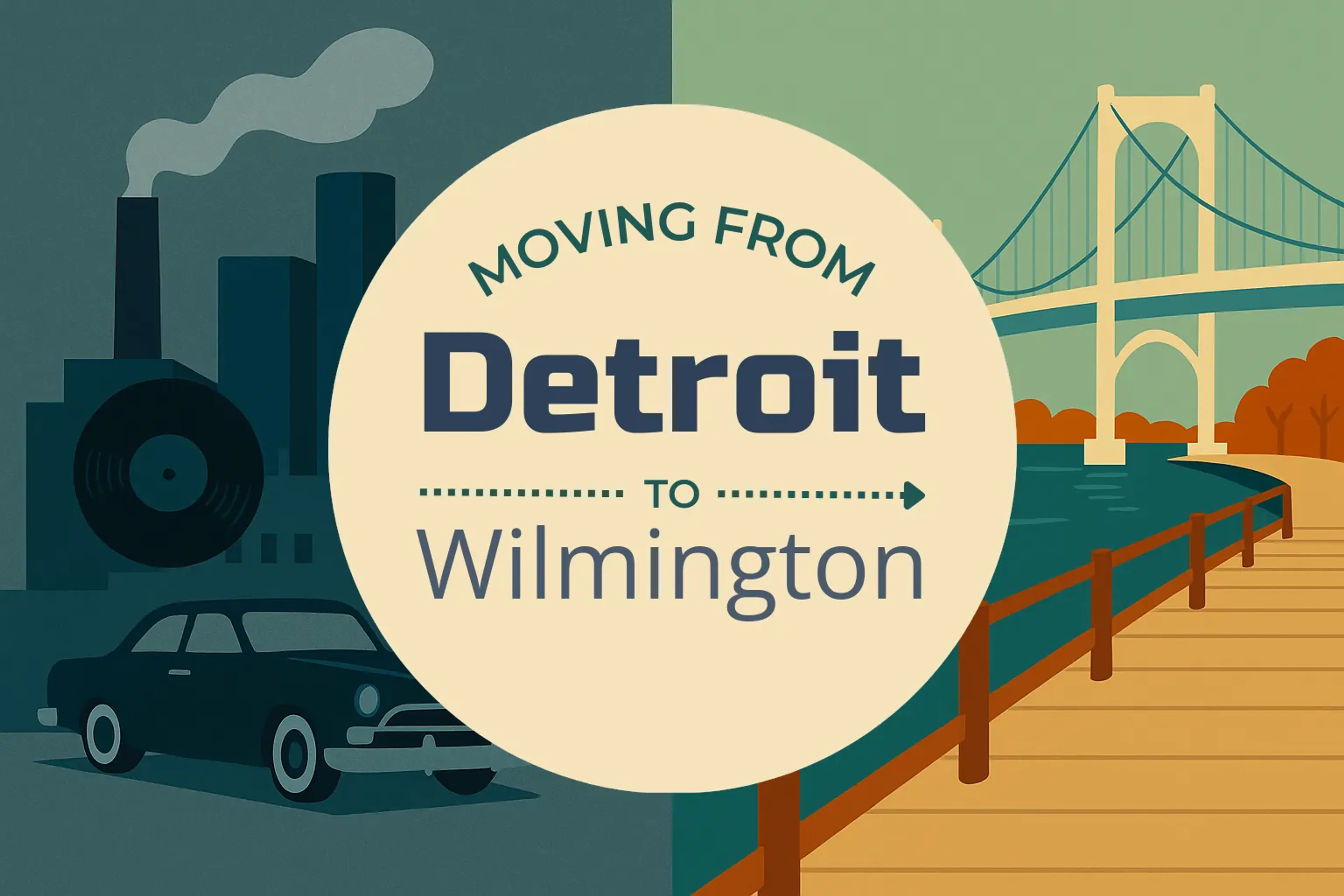Side-by-side comparison of Detroit to Wilmington moving companies