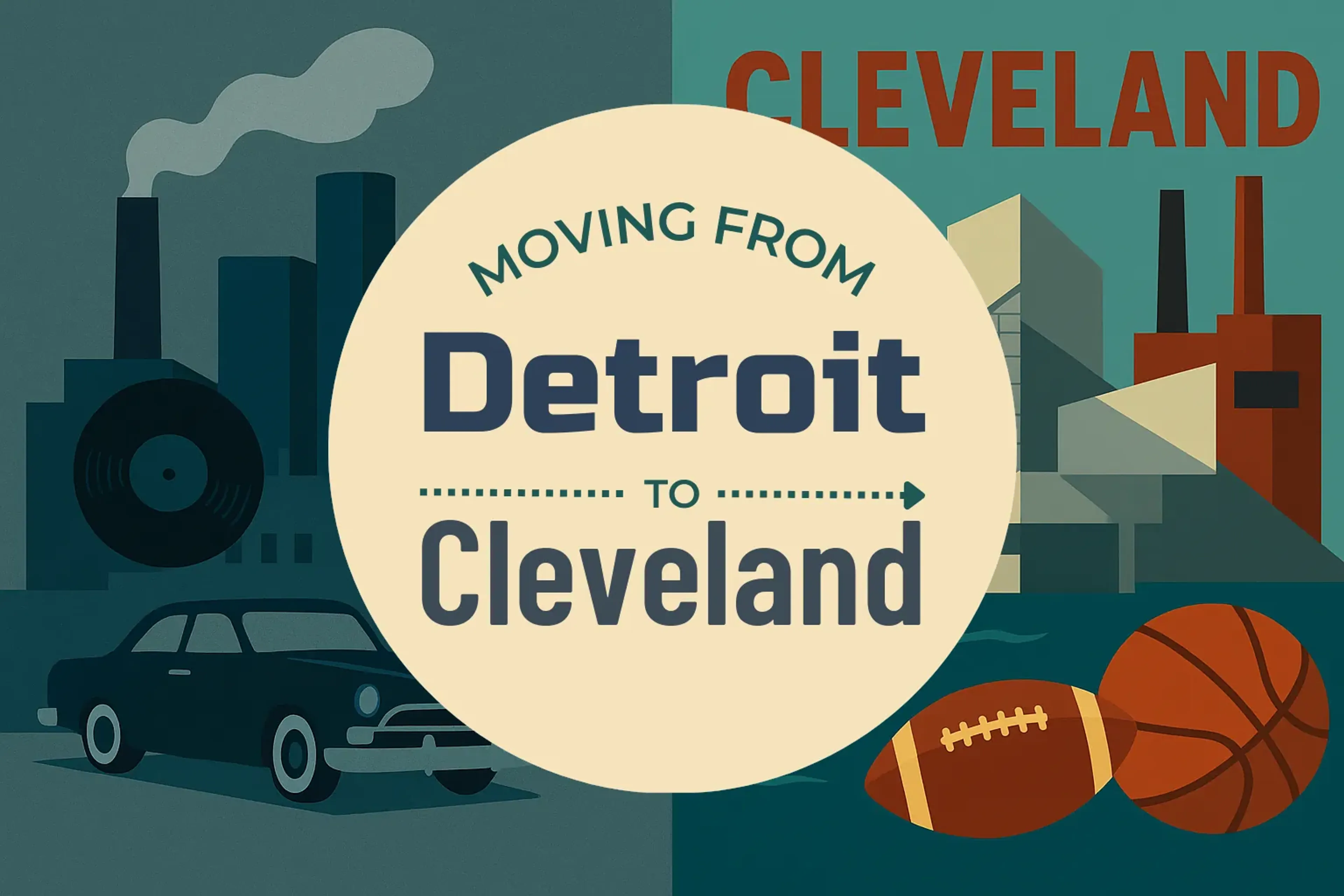 Side-by-side comparison of Detroit to Cleveland moving companies