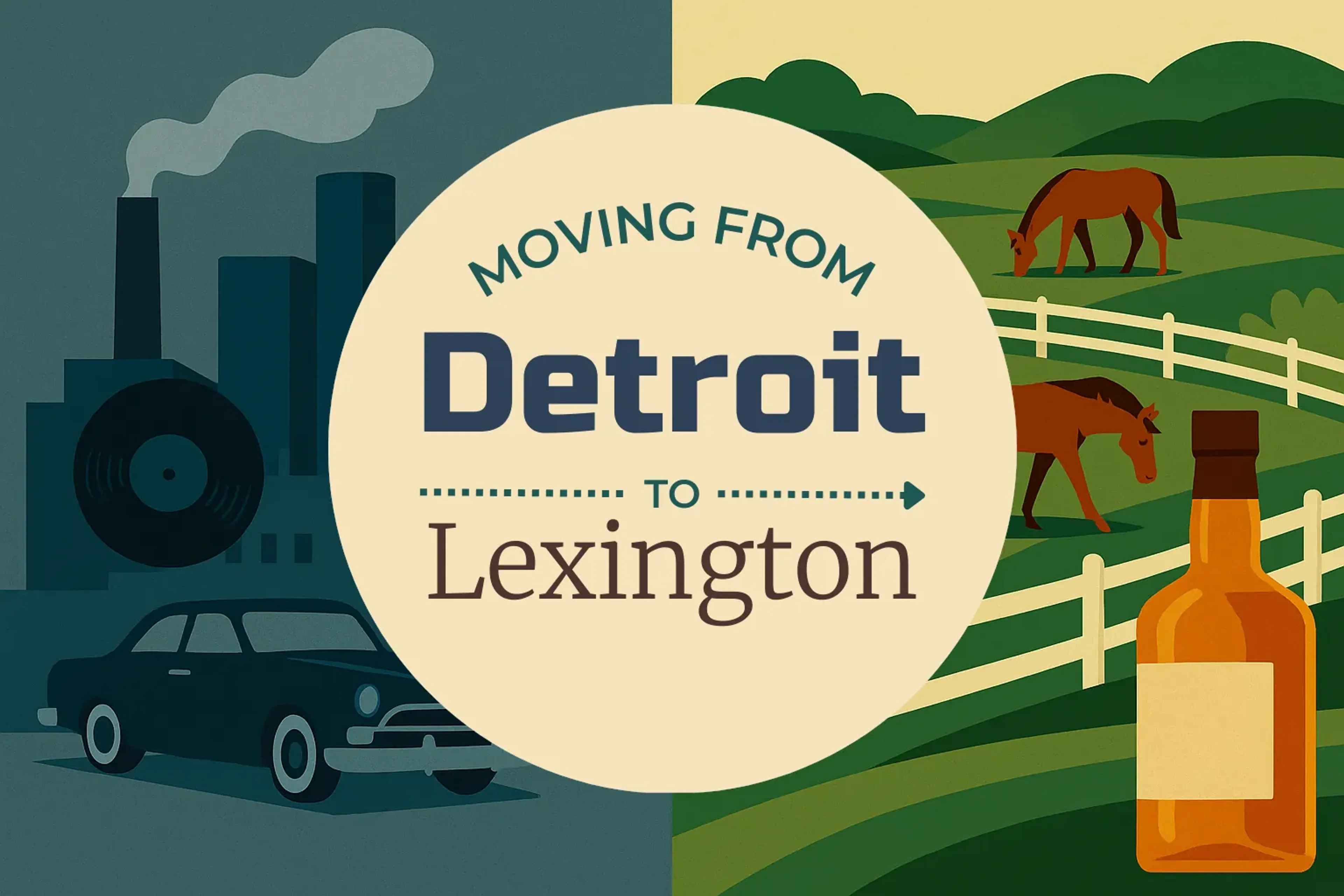 Side-by-side comparison of Detroit to Lexington moving companies