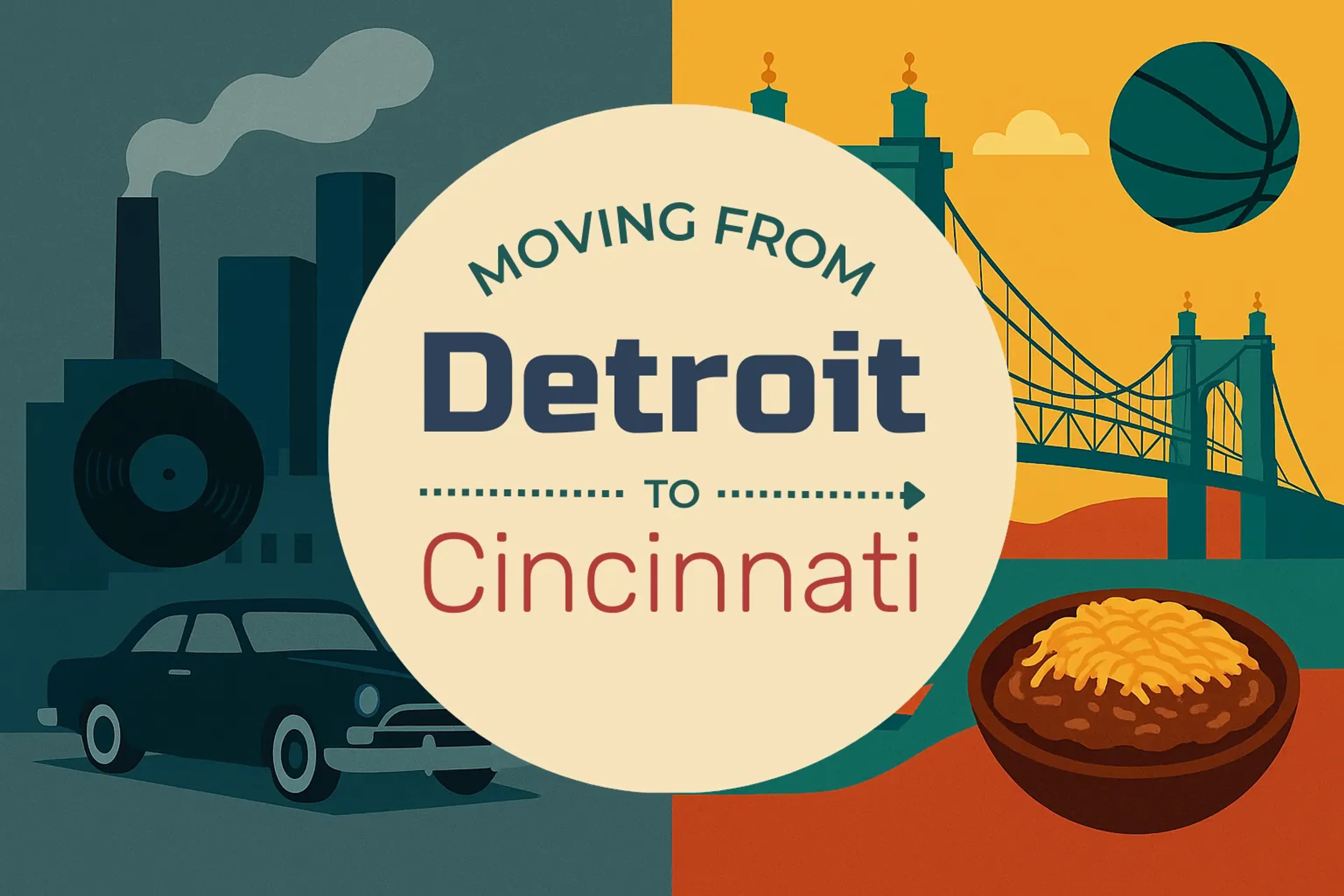 Side-by-side comparison of Detroit to Cincinnati moving companies