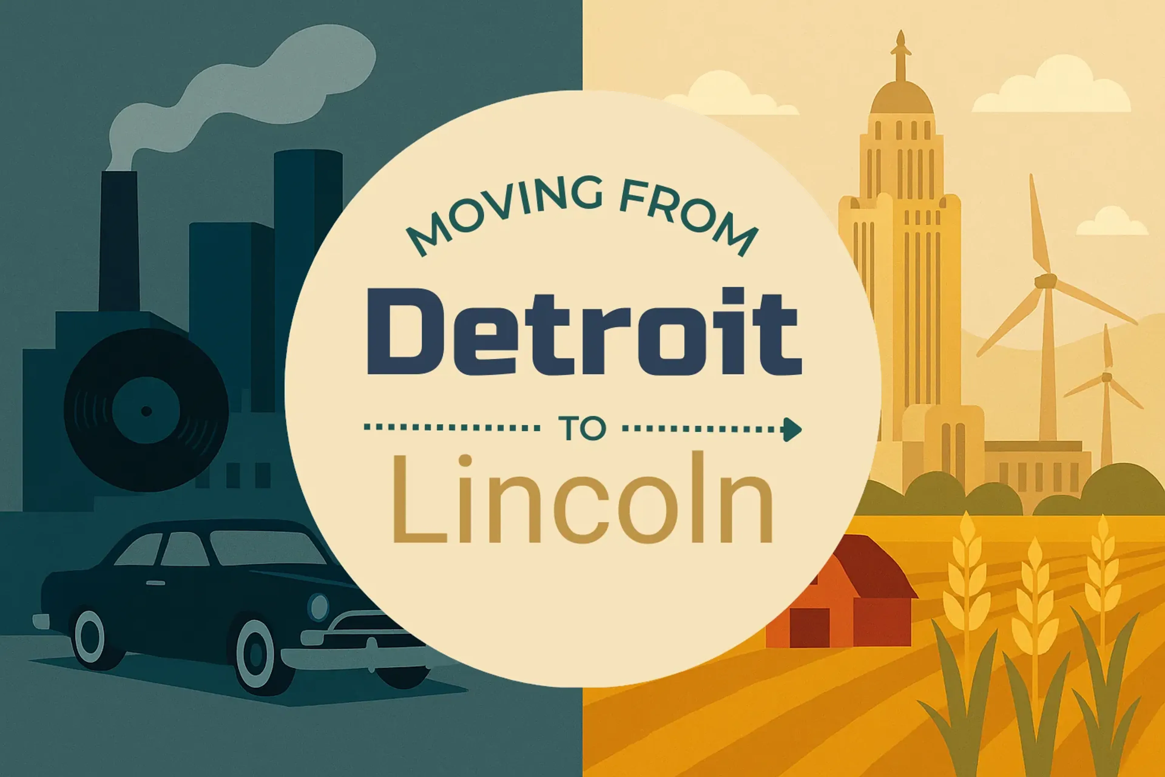 Side-by-side comparison of Detroit to Lincoln moving companies