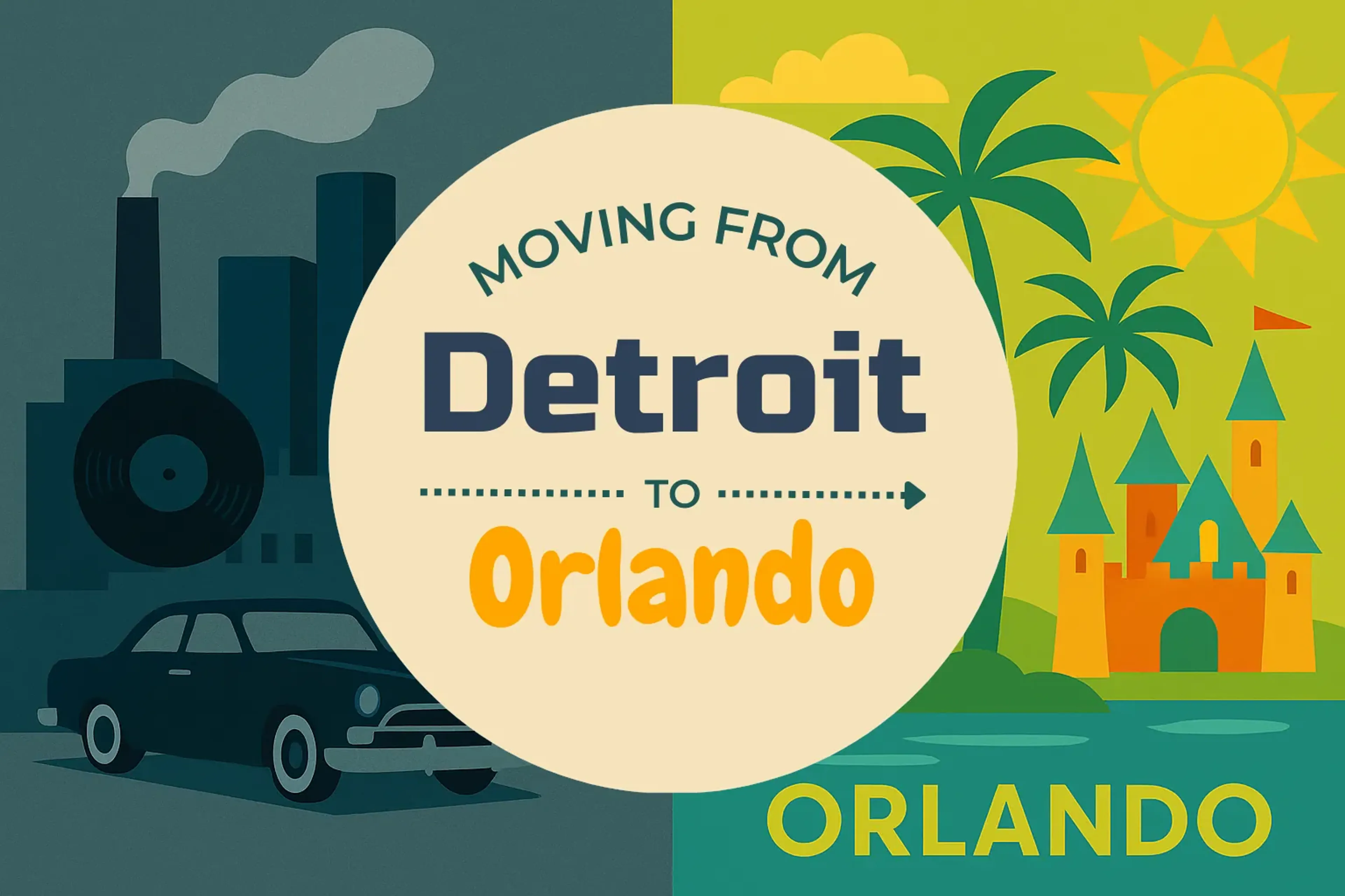 Side-by-side comparison of Detroit to Orlando moving companies