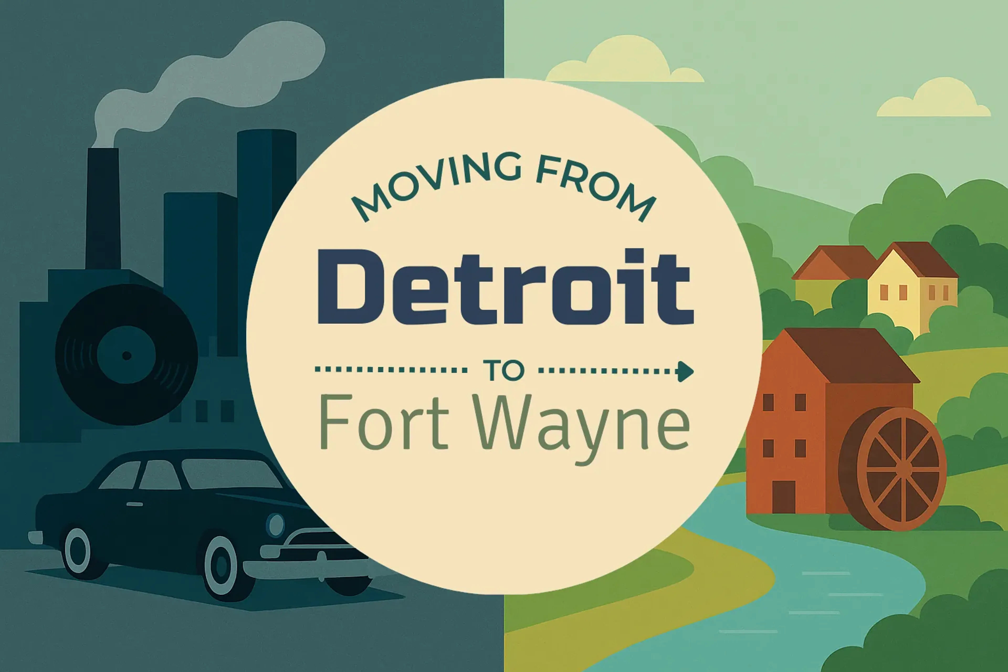 Side-by-side comparison of Detroit to Fort Wayne moving companies