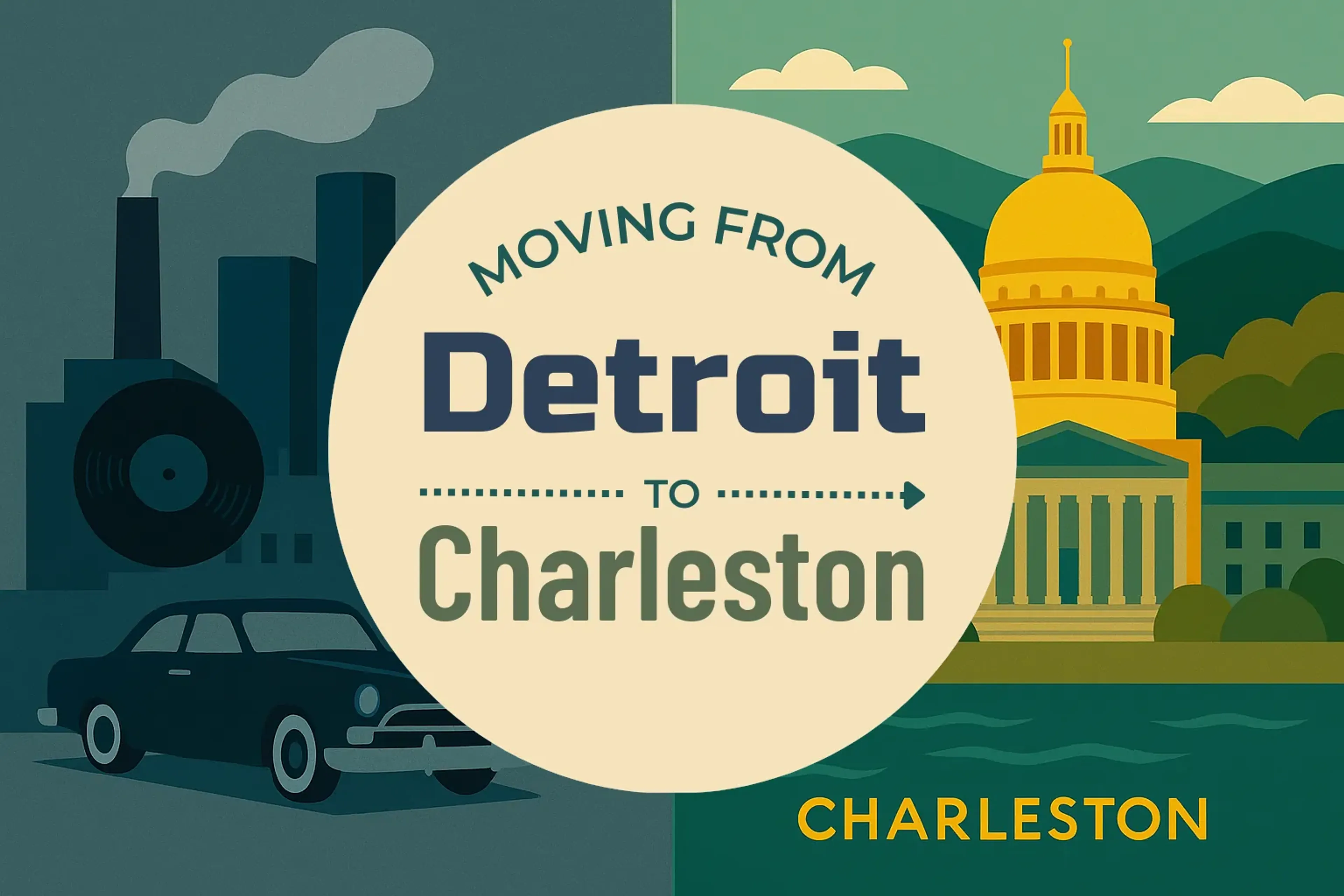 Side-by-side comparison of Detroit to Charleston moving companies