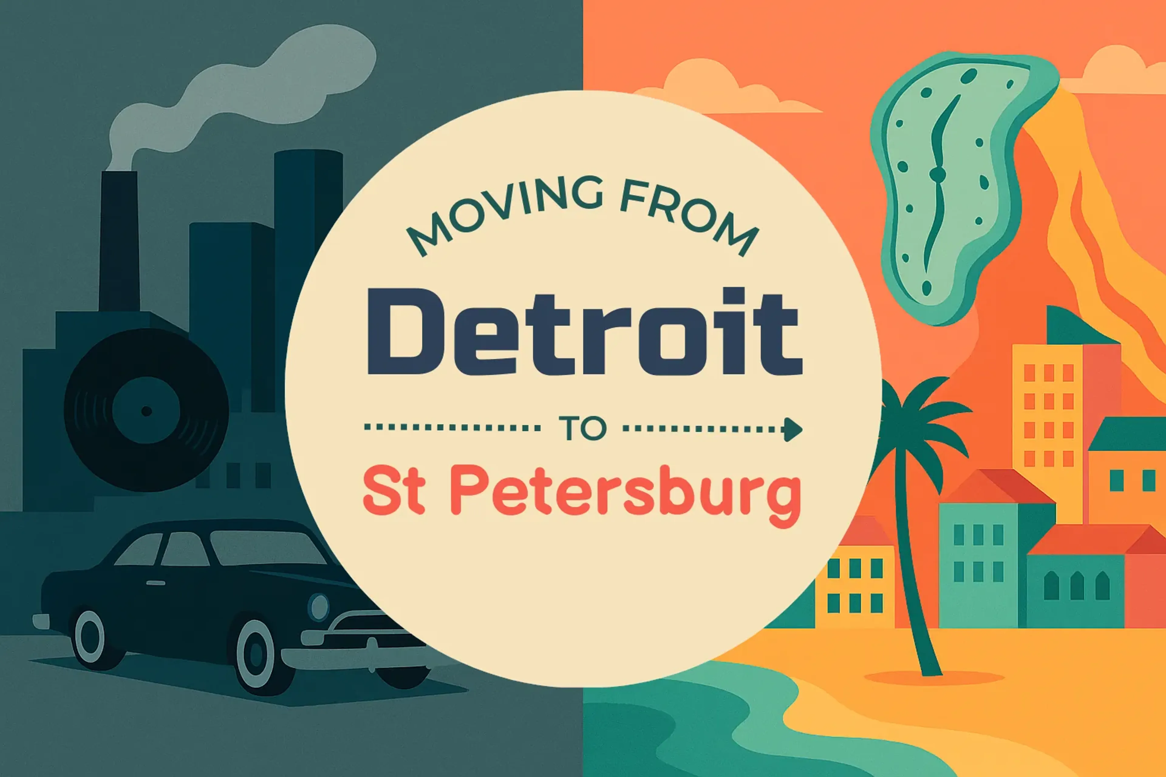 Side-by-side comparison of Detroit to St. Petersburg moving companies