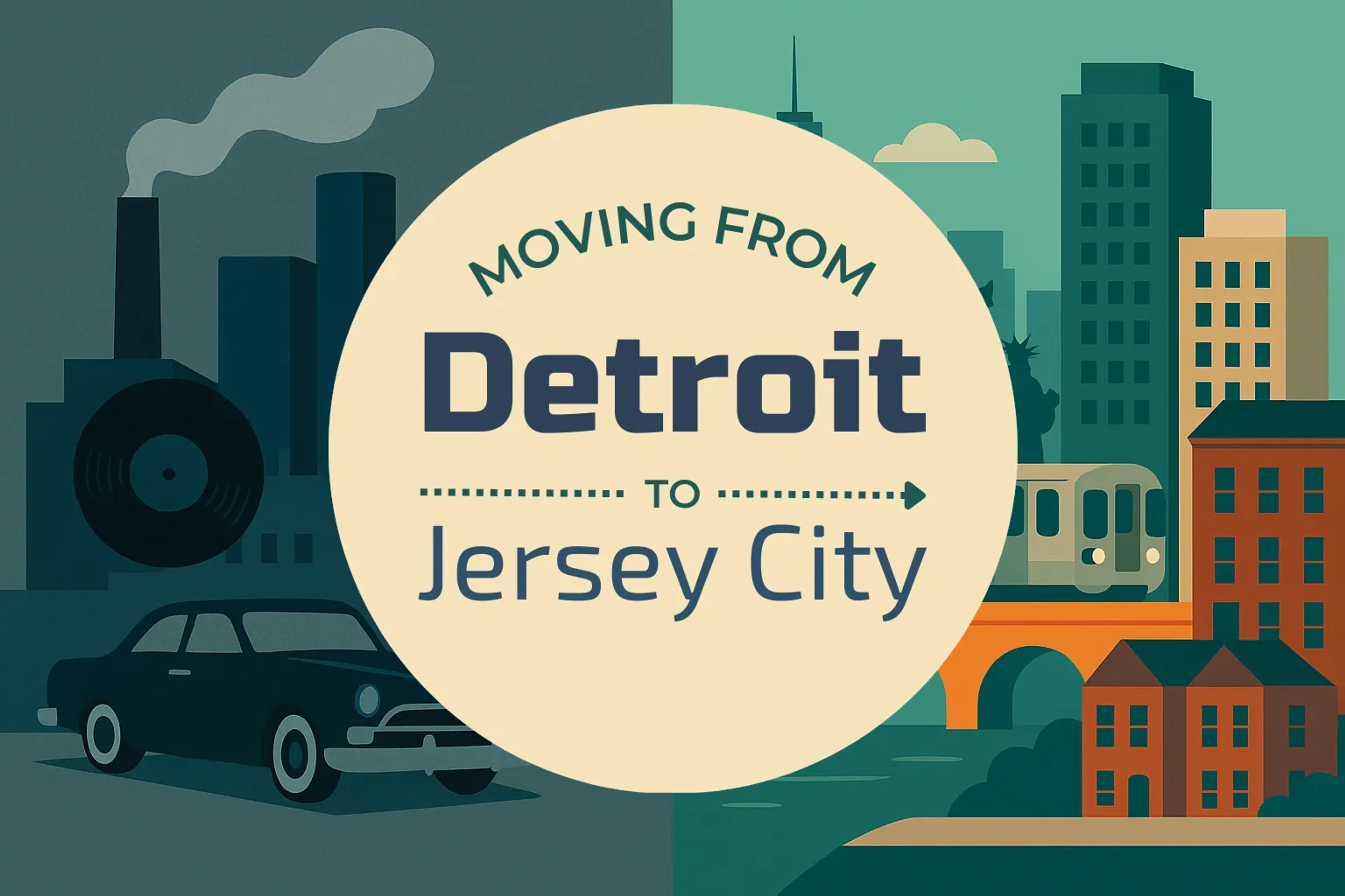 Side-by-side comparison of Detroit to Jersey City moving companies