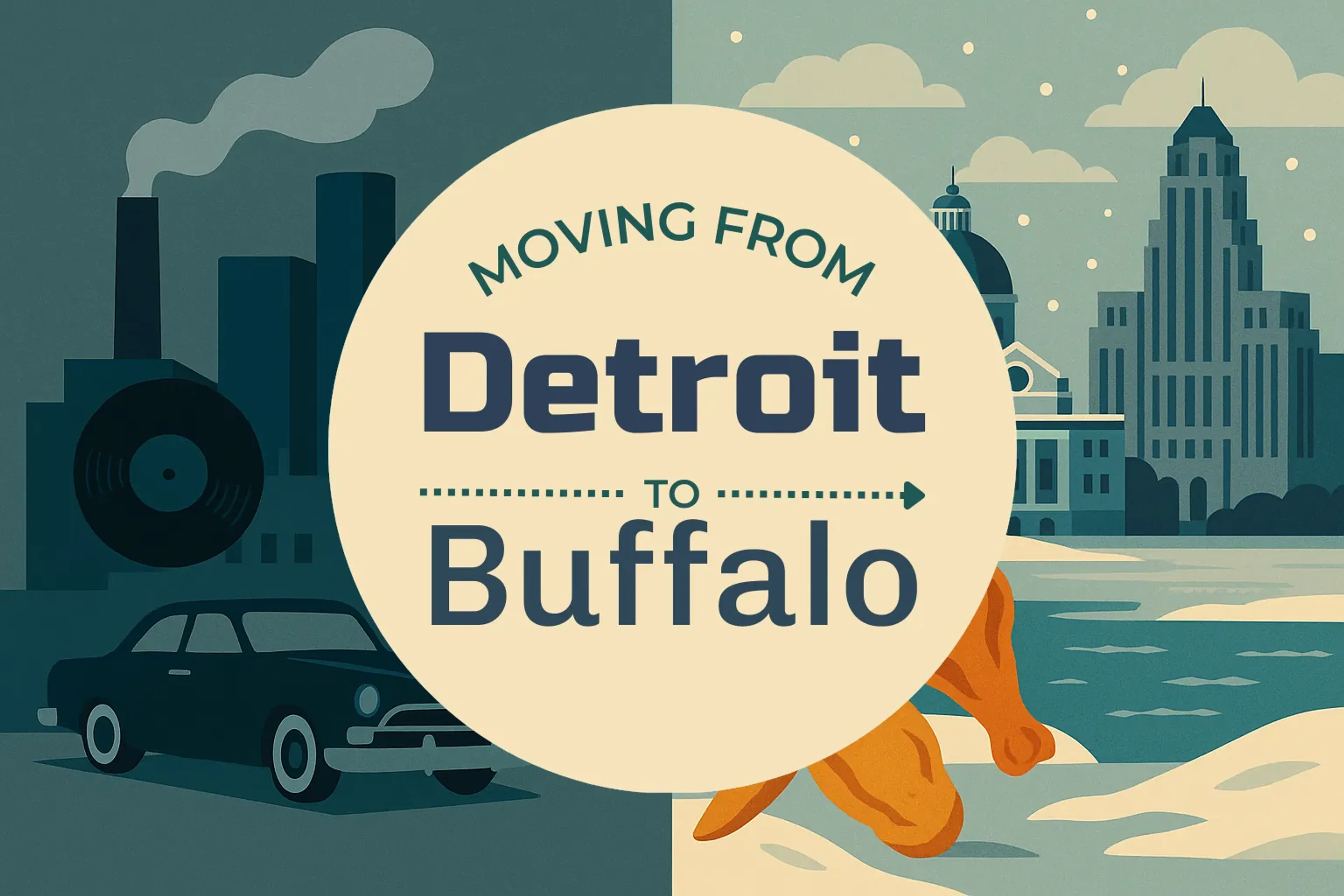Side-by-side comparison of Detroit to Buffalo moving companies