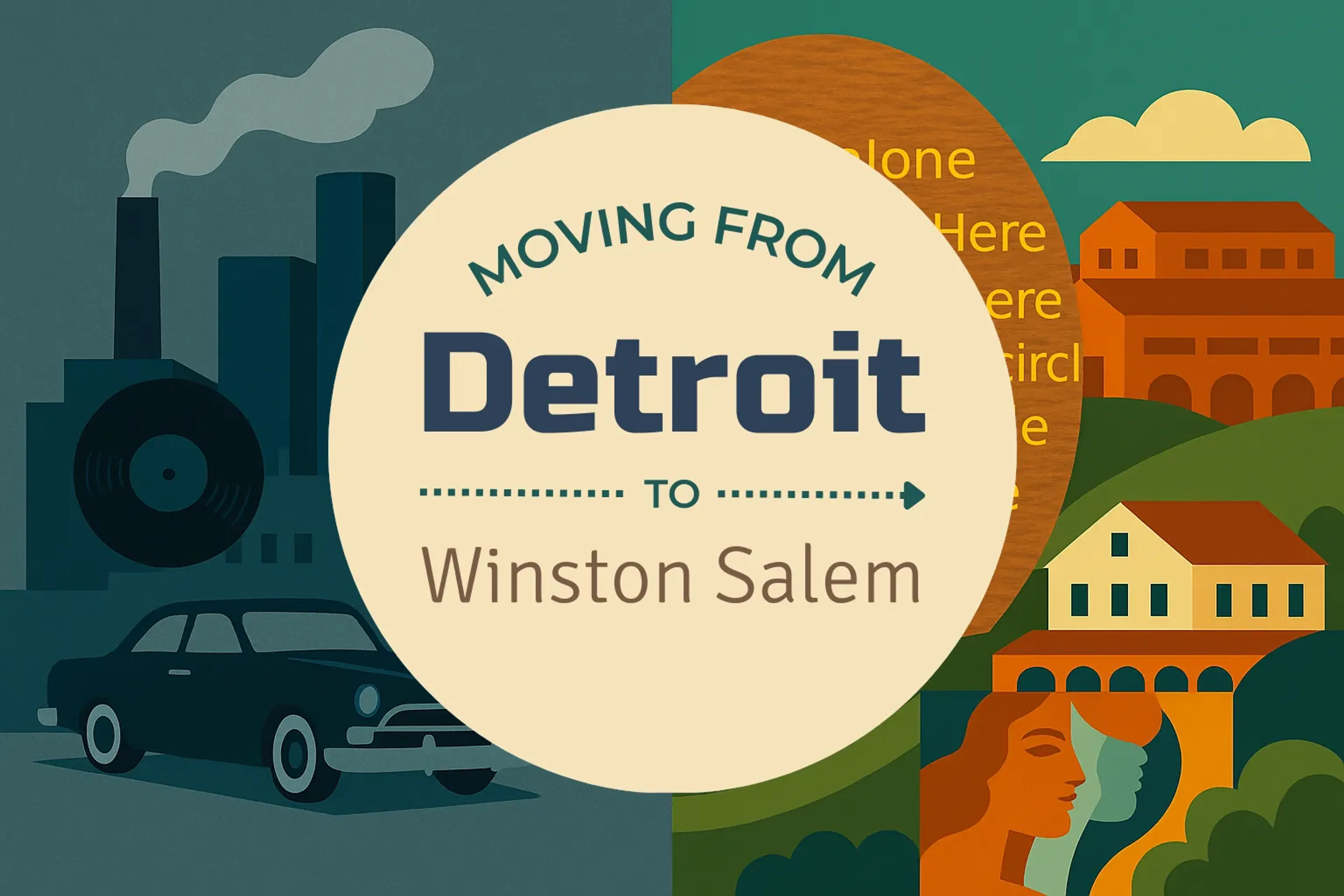 Side-by-side comparison of Detroit to Winston Salem moving companies