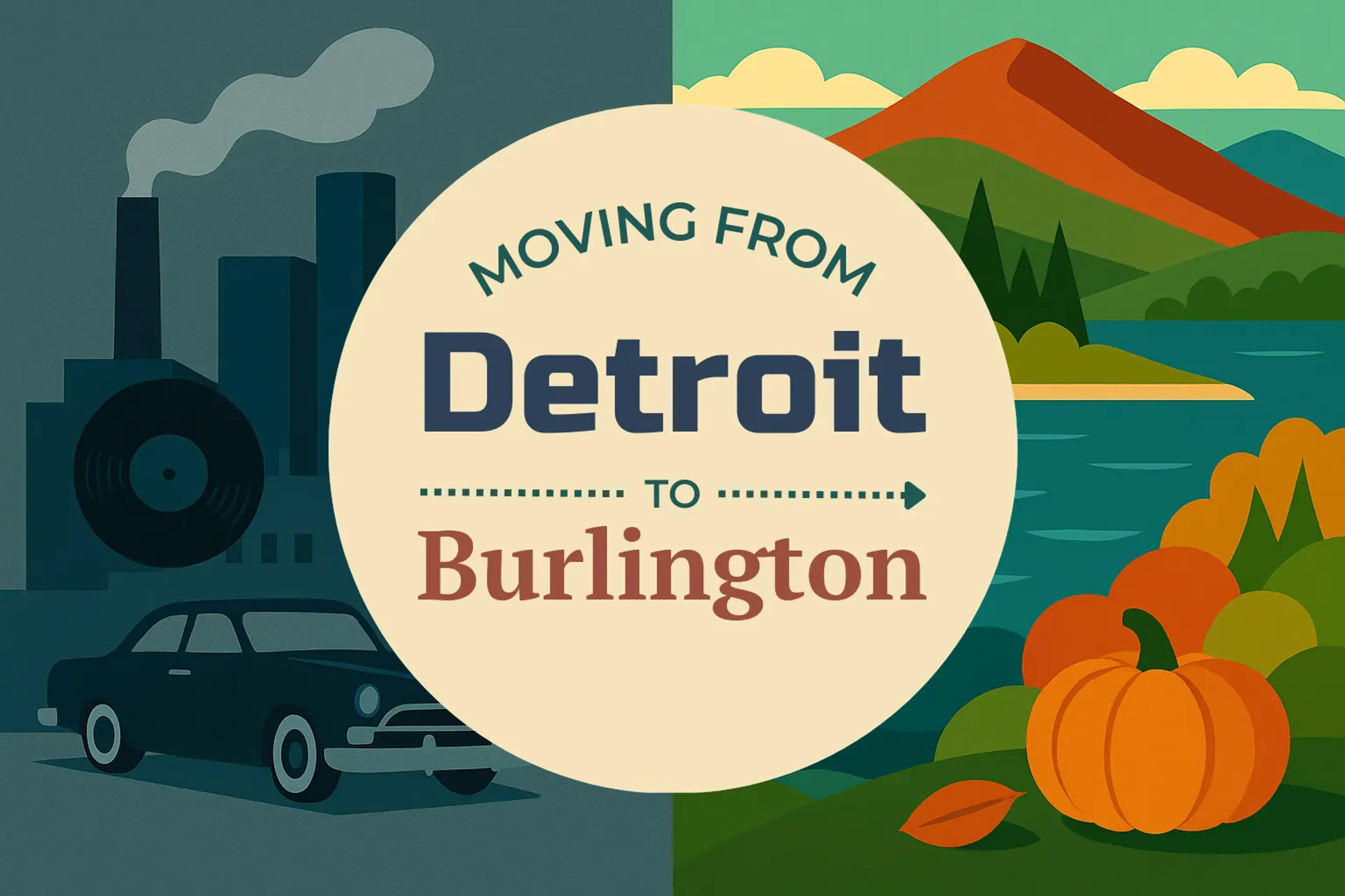 Side-by-side comparison of Detroit to Burlington moving companies