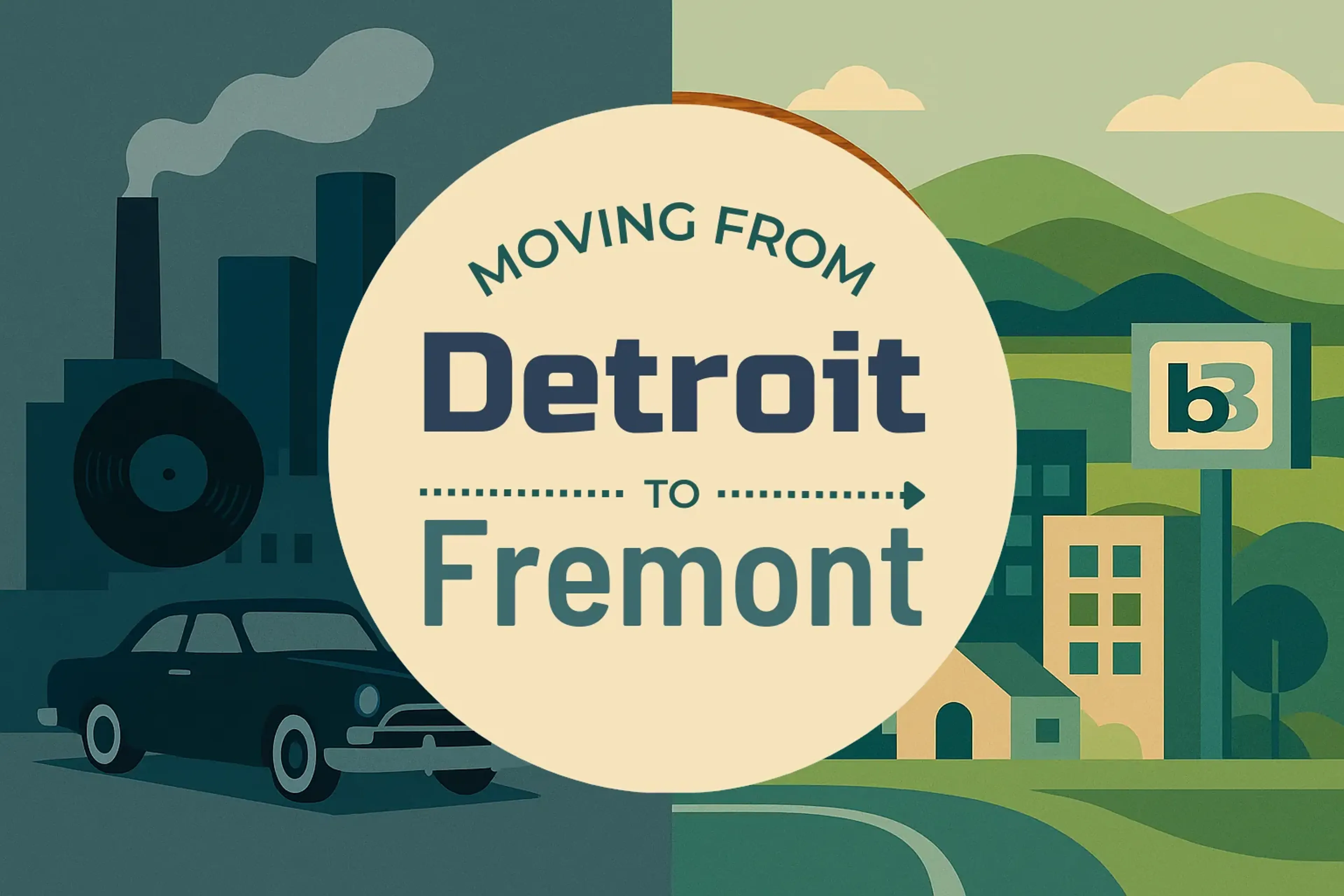 Side-by-side comparison of Detroit to Fremont moving companies