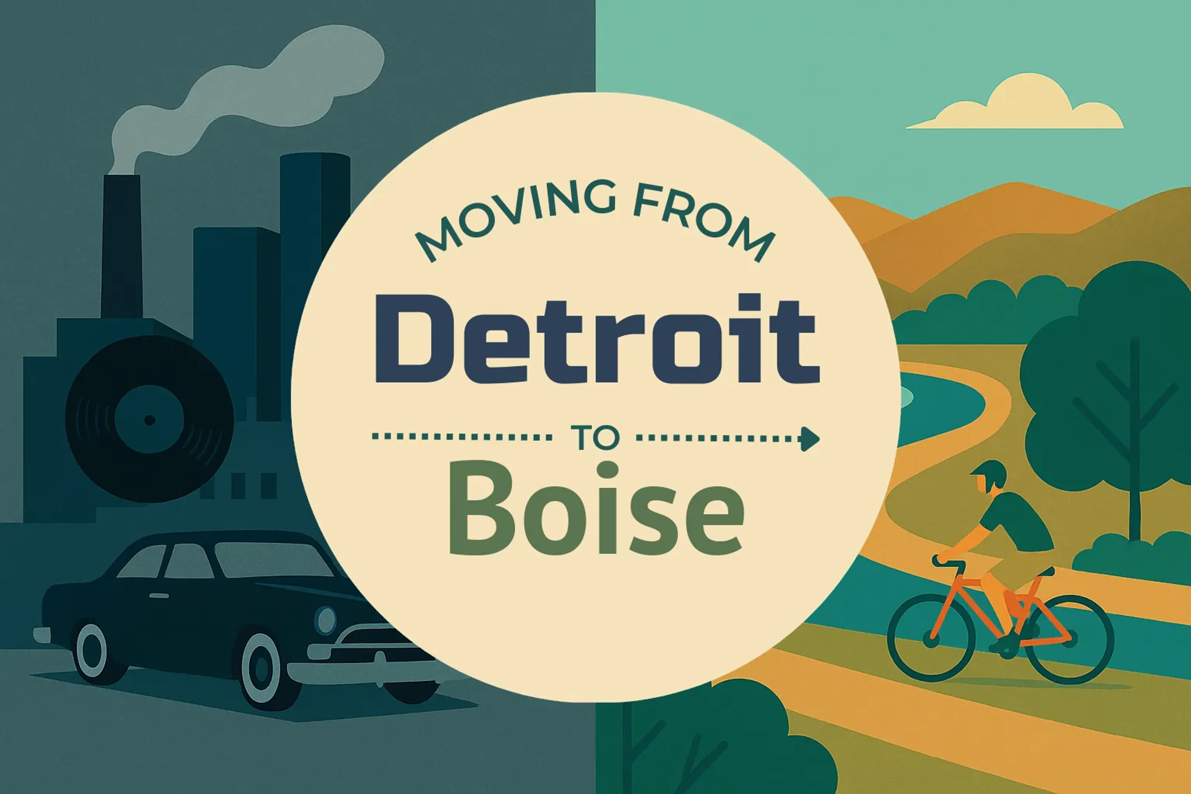Side-by-side comparison of Detroit to Boise moving companies