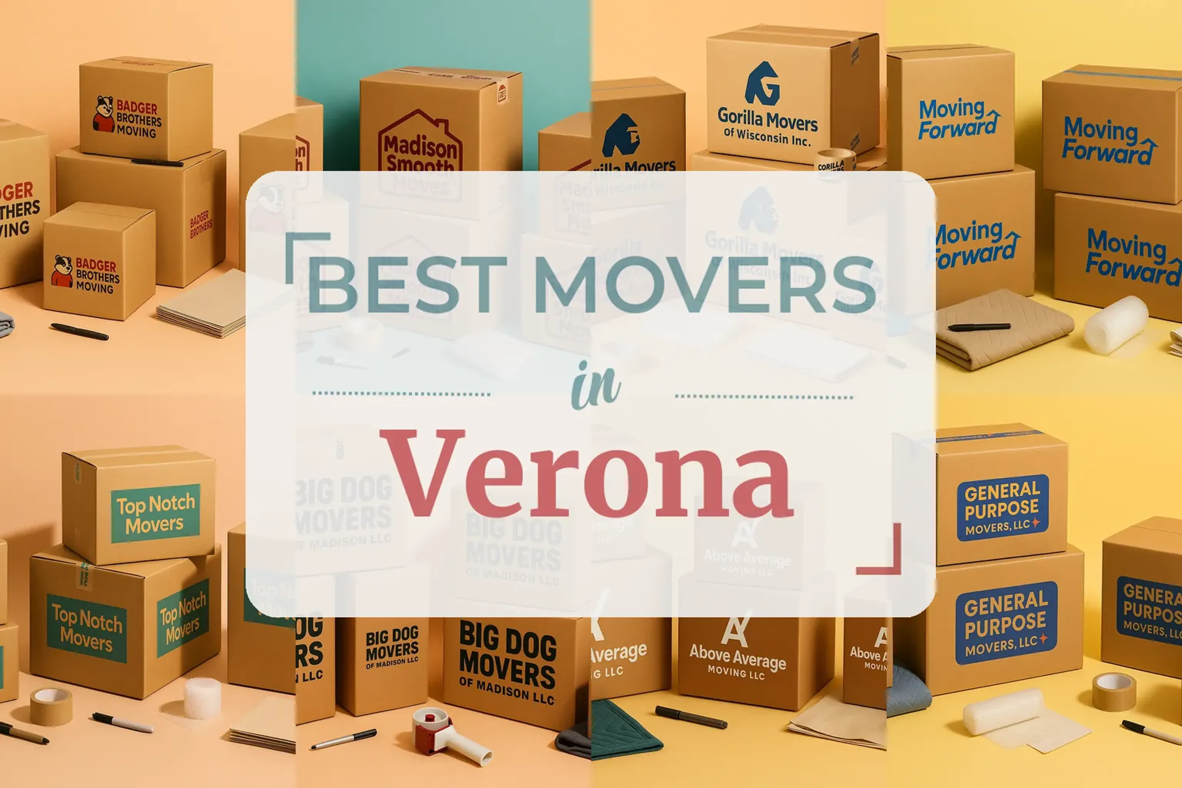 Side-by-side comparison of Verona moving companies
