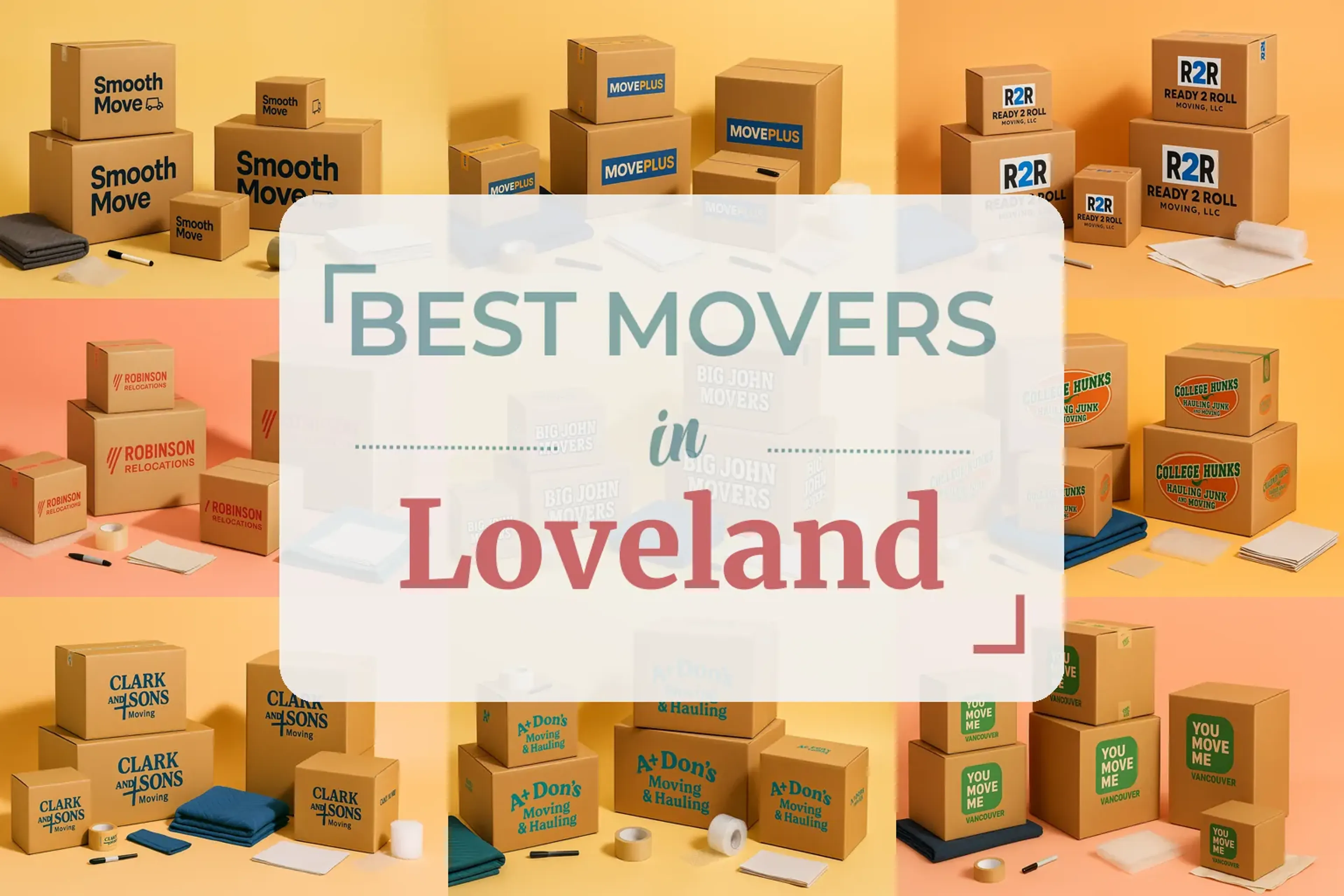Side-by-side comparison of Loveland moving companies