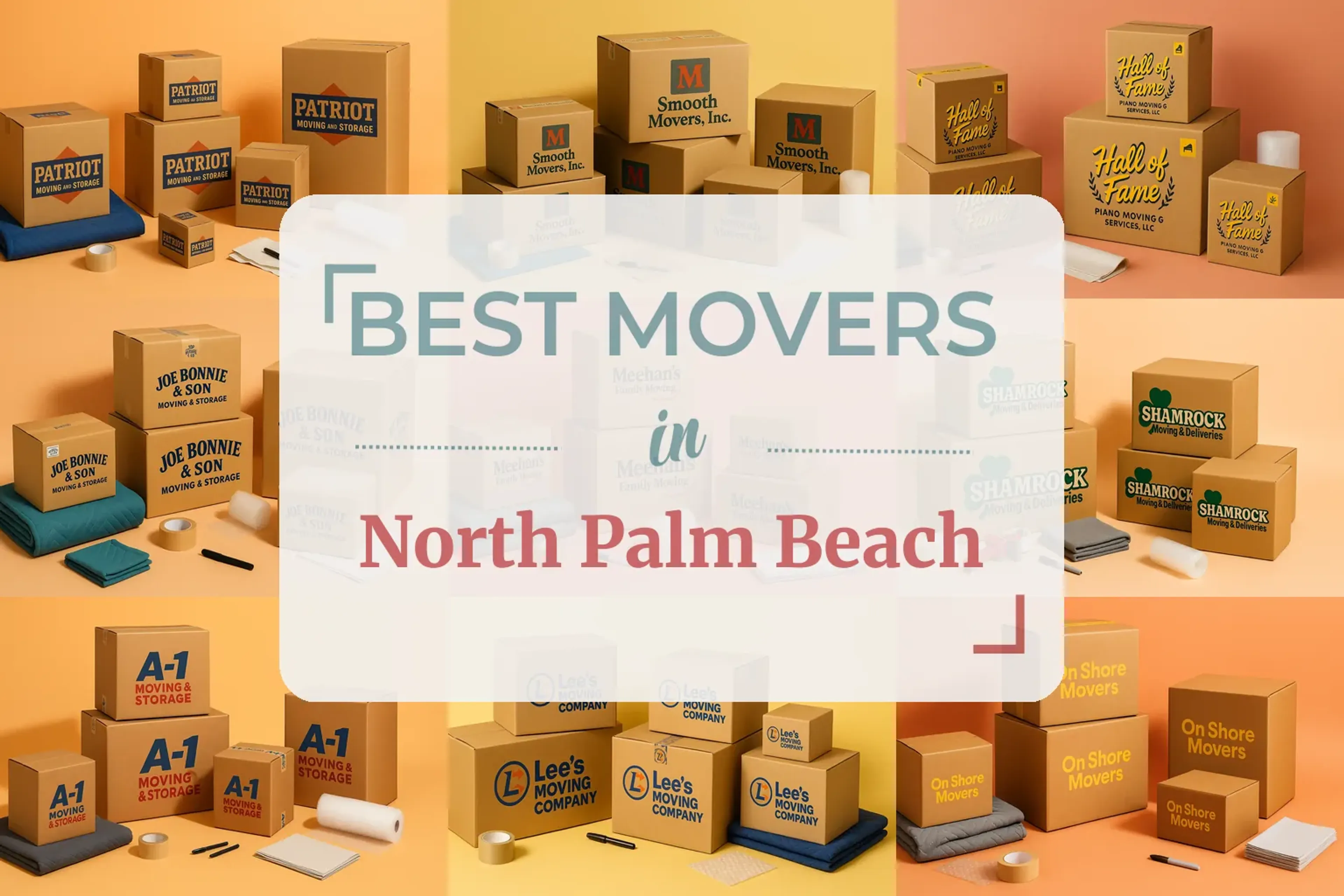 Side-by-side comparison of North Palm Beach moving companies