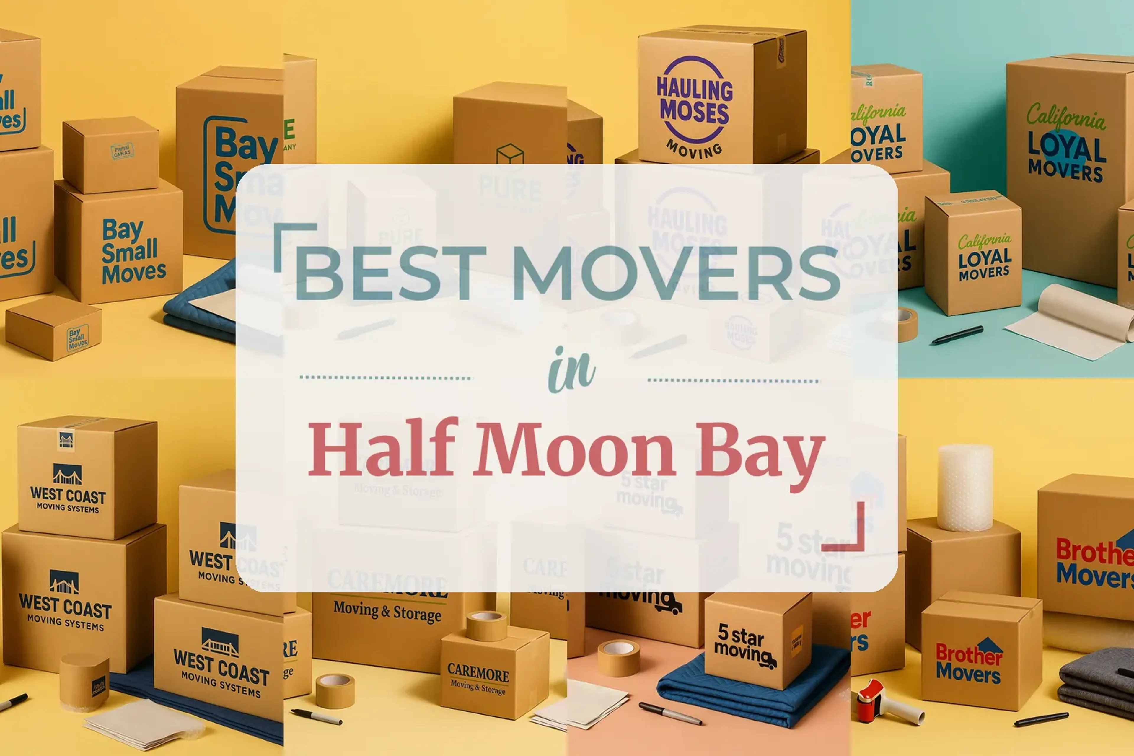 Side-by-side comparison of Half Moon Bay moving companies