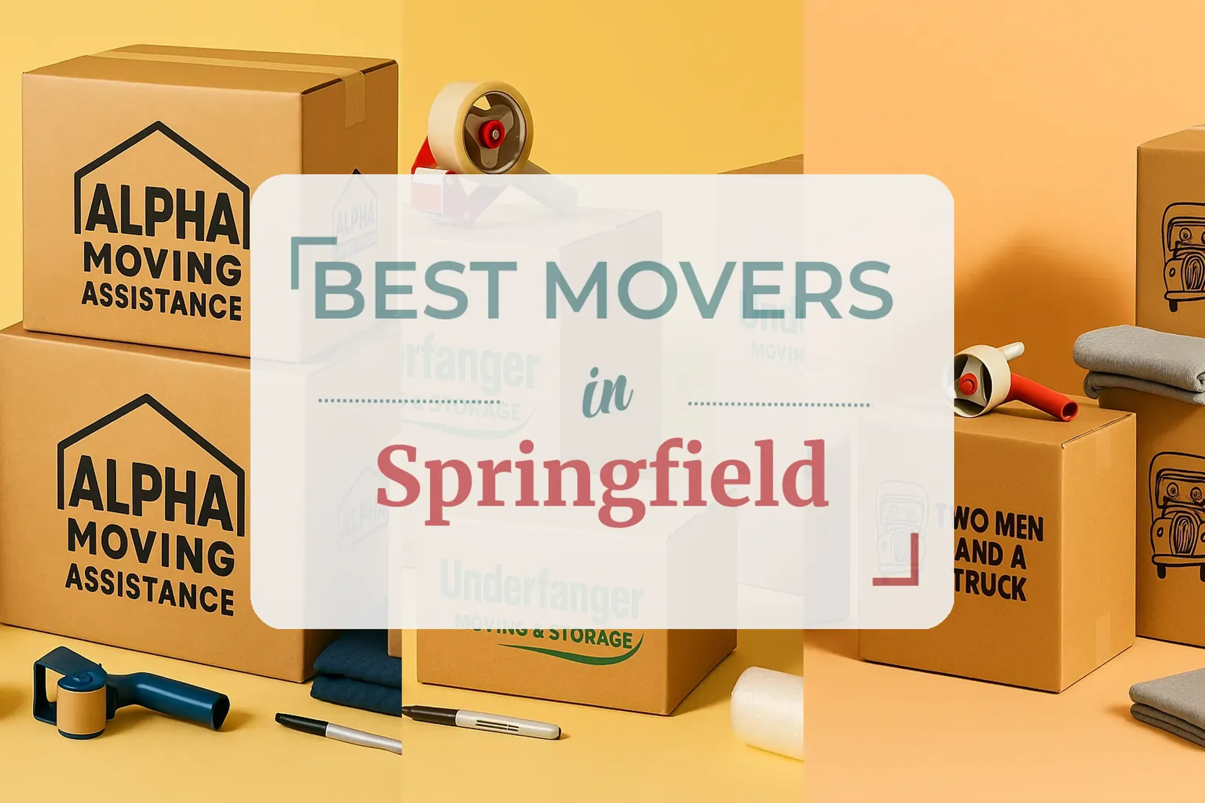 Side-by-side comparison of Springfield moving companies