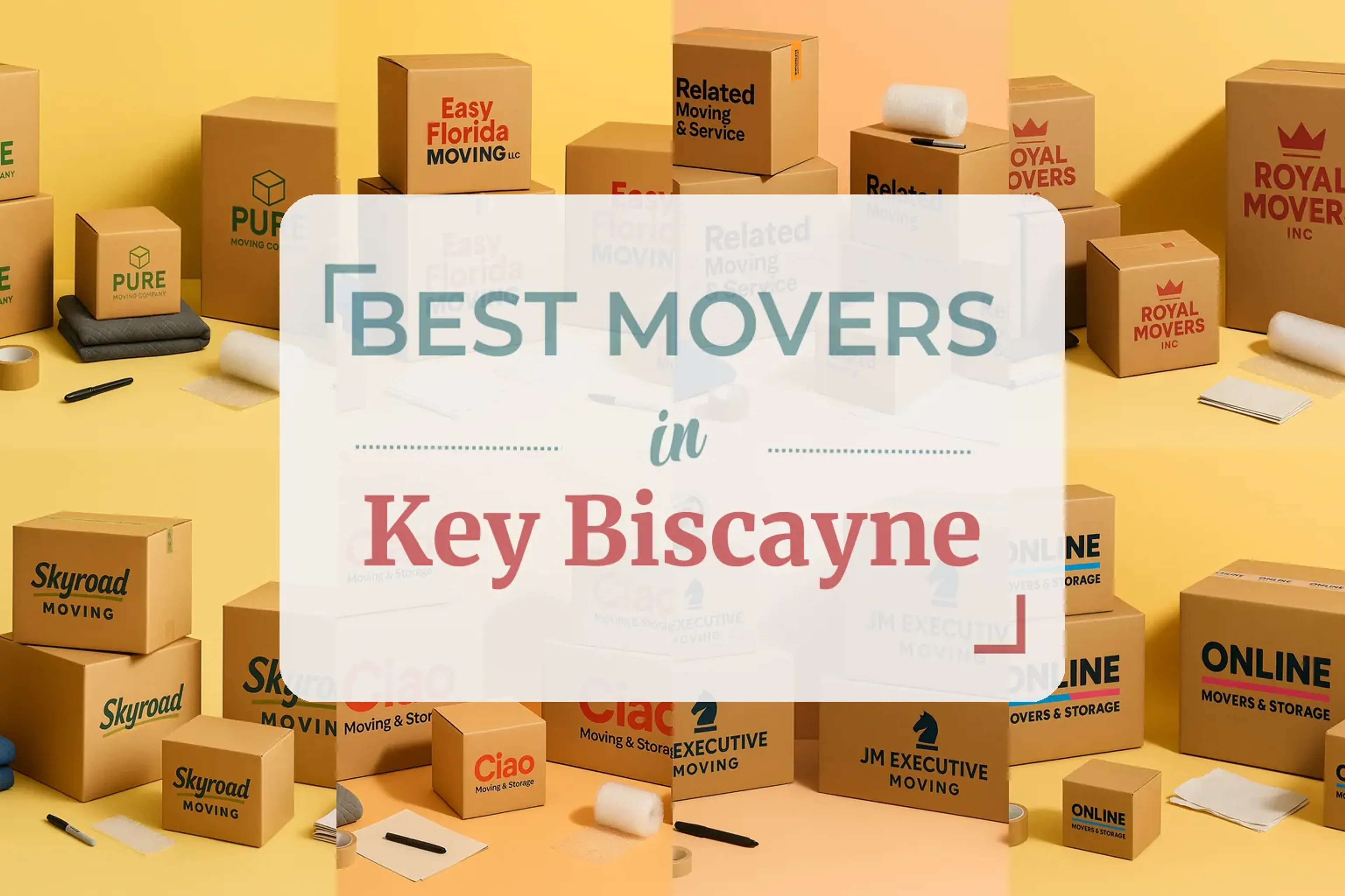 Side-by-side comparison of Key Biscayne moving companies