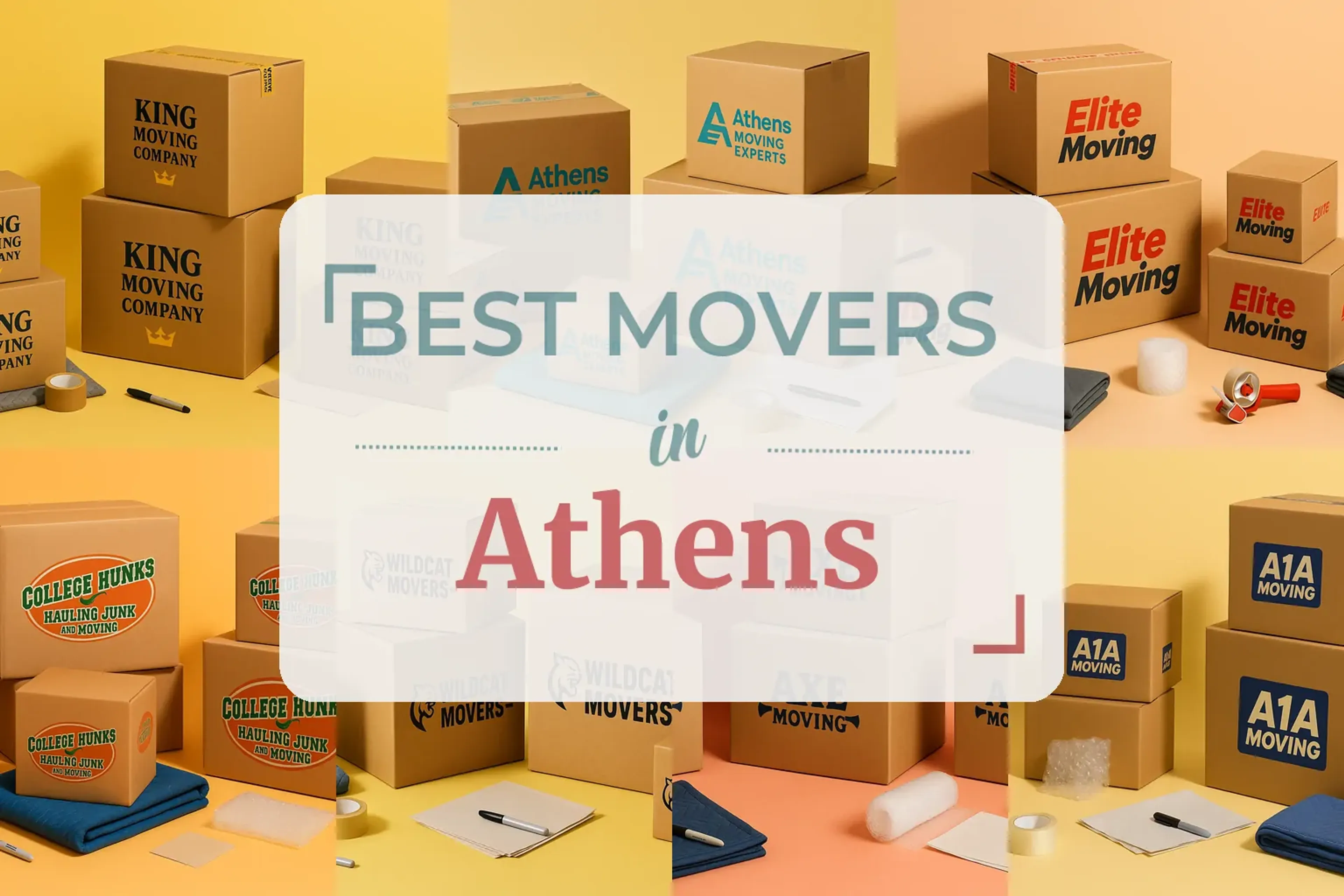 Side-by-side comparison of Athens moving companies