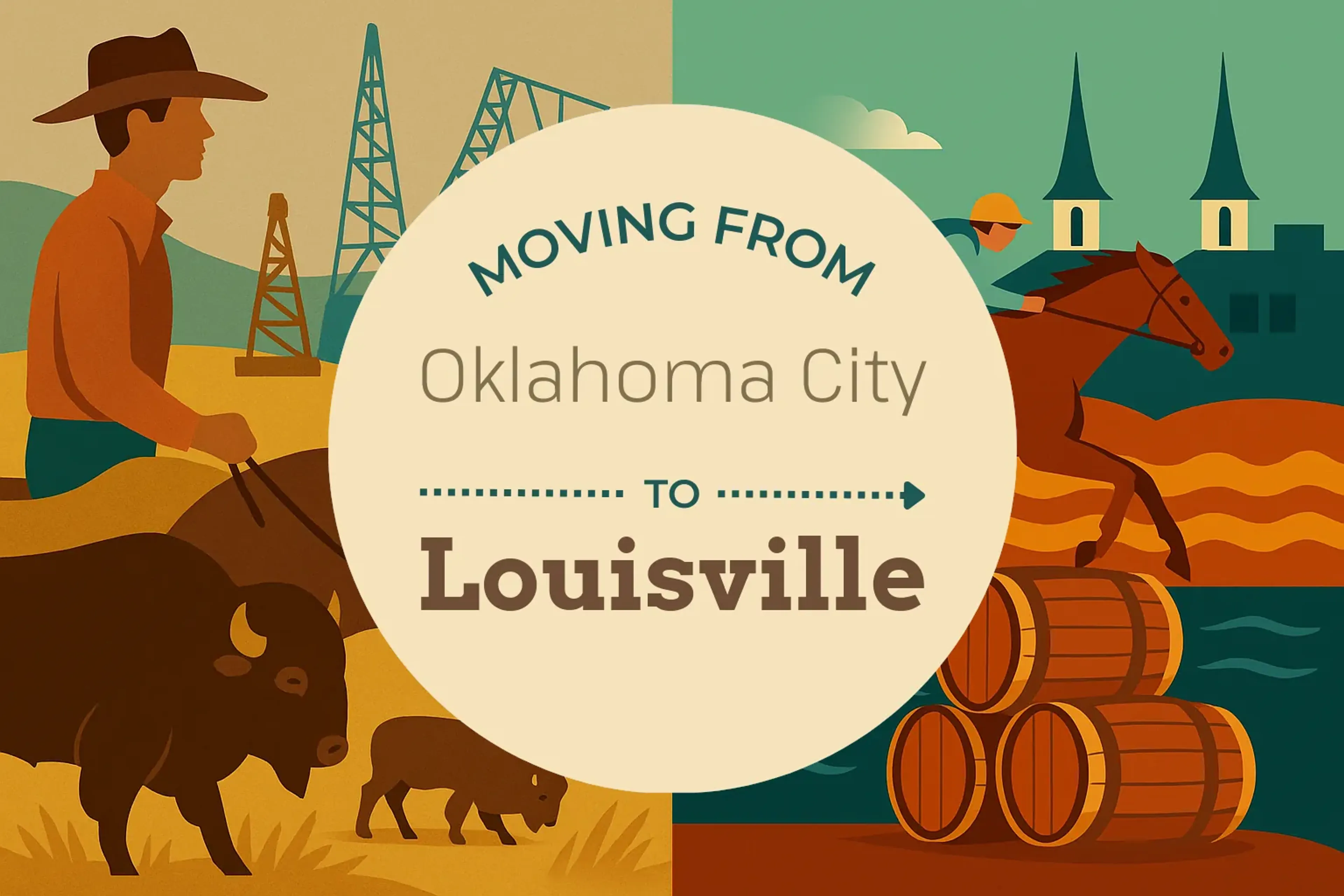 Side-by-side comparison of Oklahoma City to Louisville moving companies